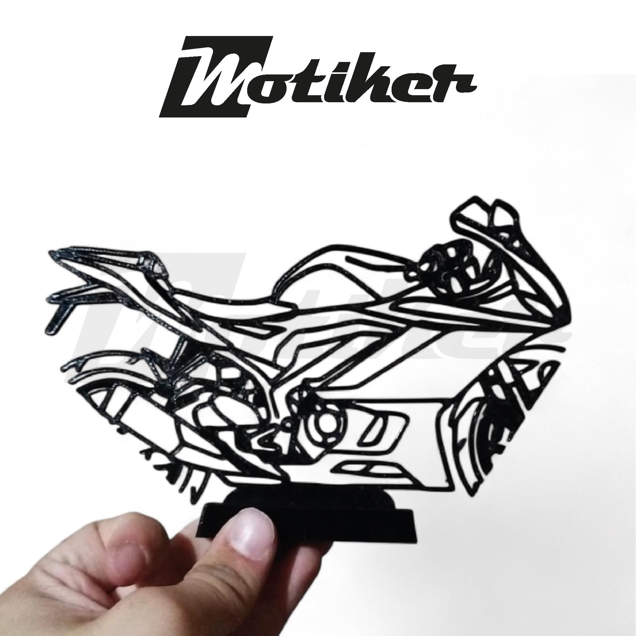 Yamaha R25 2019-2024 3D Masa Stand Aksesuar Model 