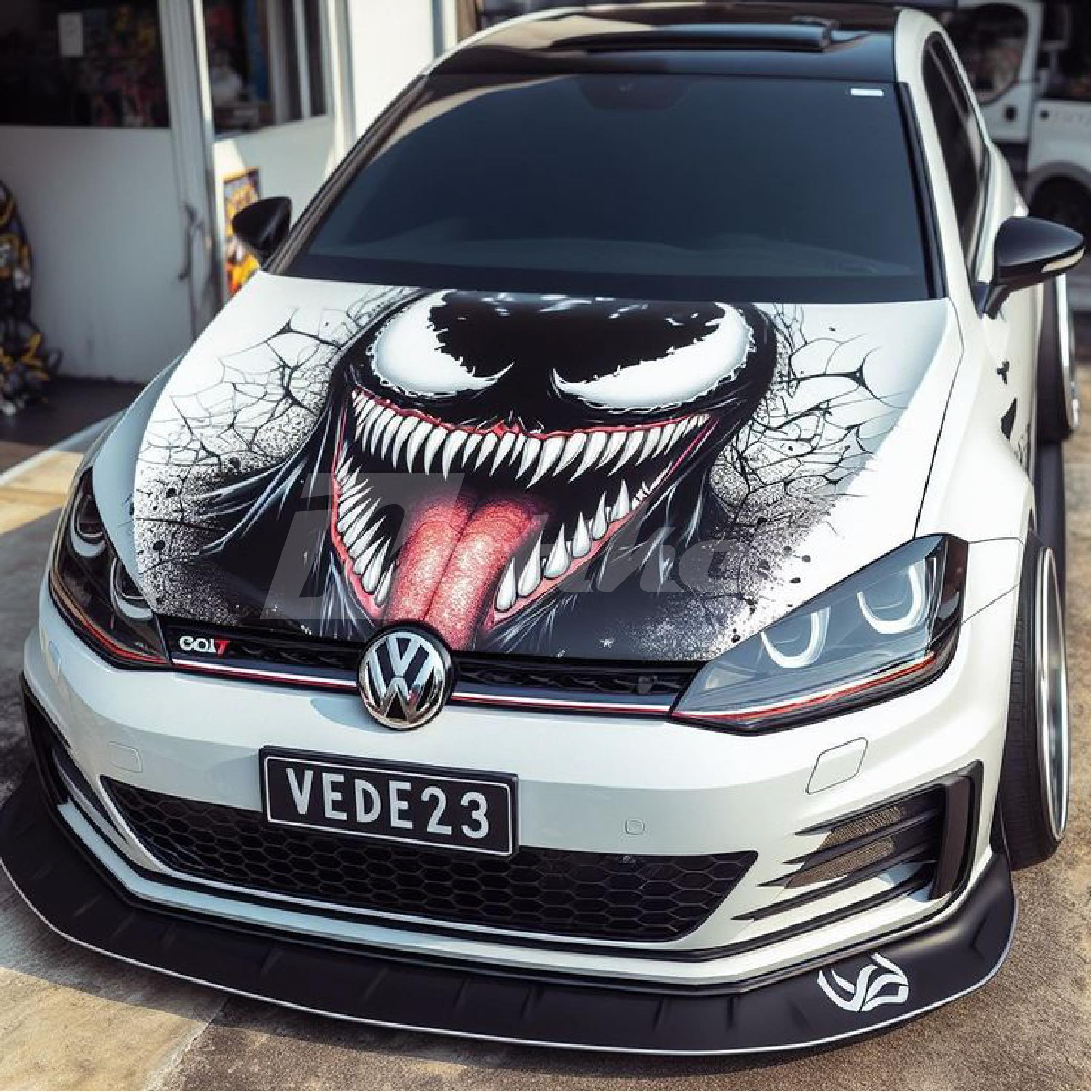 Volkswagen Golf  Venom Kaplama  Sticker set 