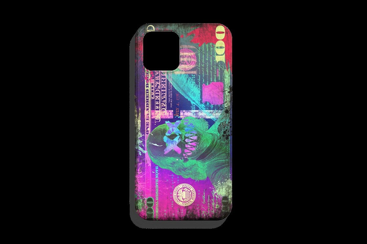 100 Dolar Tasarımı Telefon Kılıfı 1. Kalite Baskı