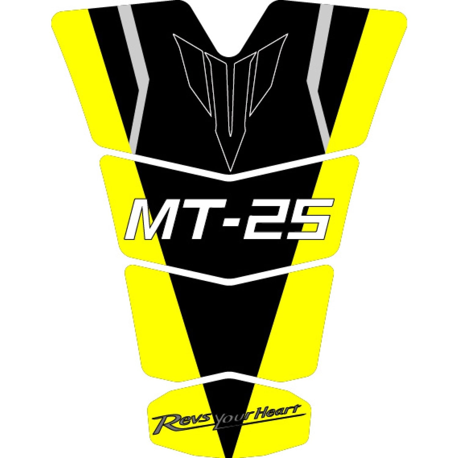 Grippatch Yamaha MT-25 (2020-2024) Uyumlu Tank Pad GC66-DK