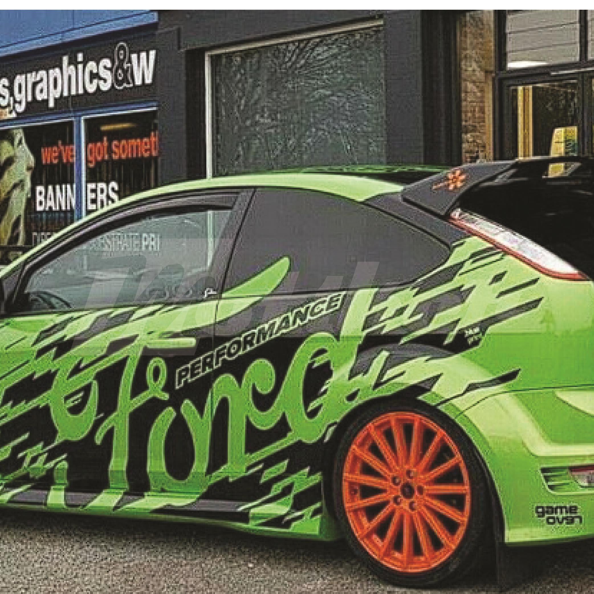 Ford Performance Sticker KaplamaFord Performance Sticker Kaplama