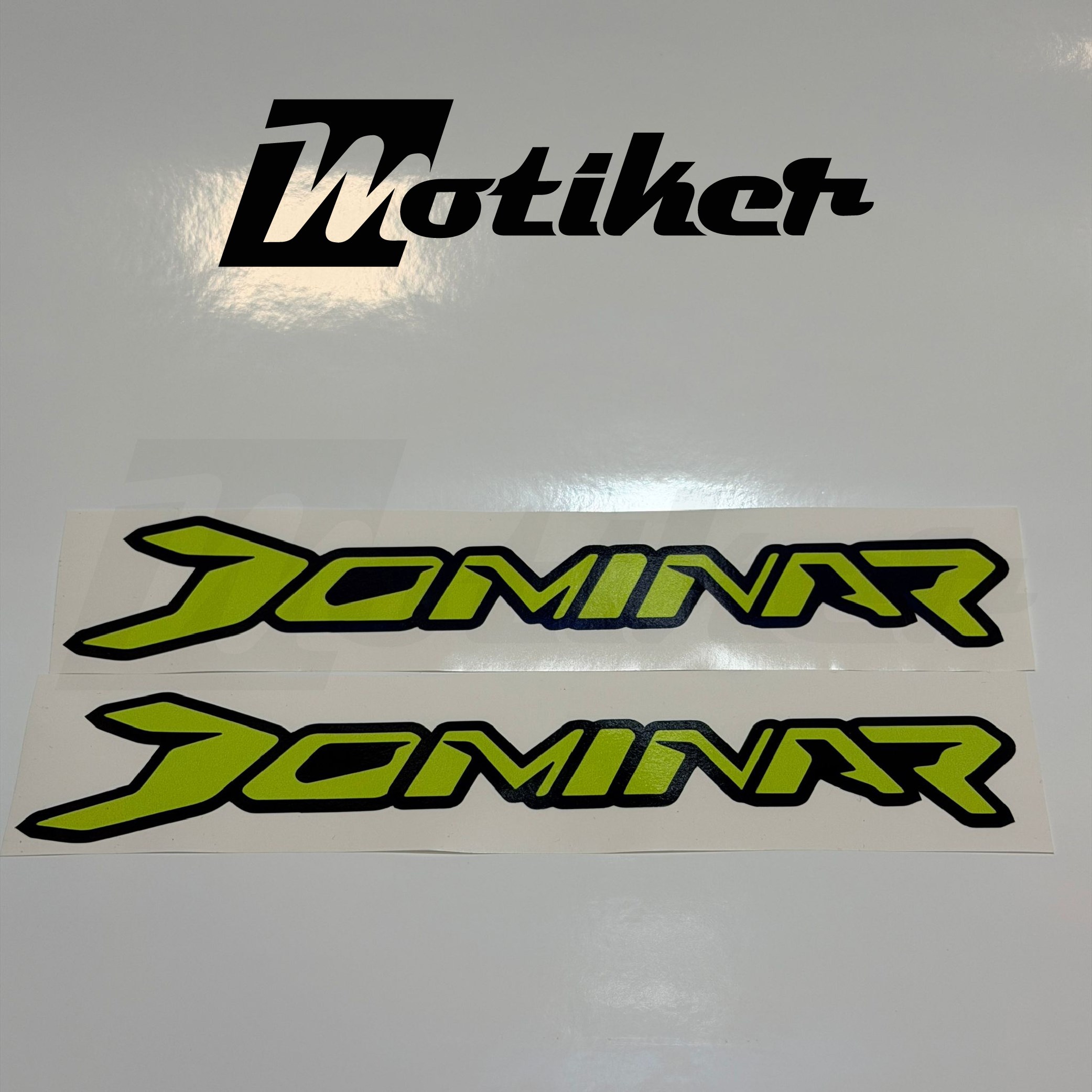 BAJAJ Dominar Şase Sticker Etiket Modeli