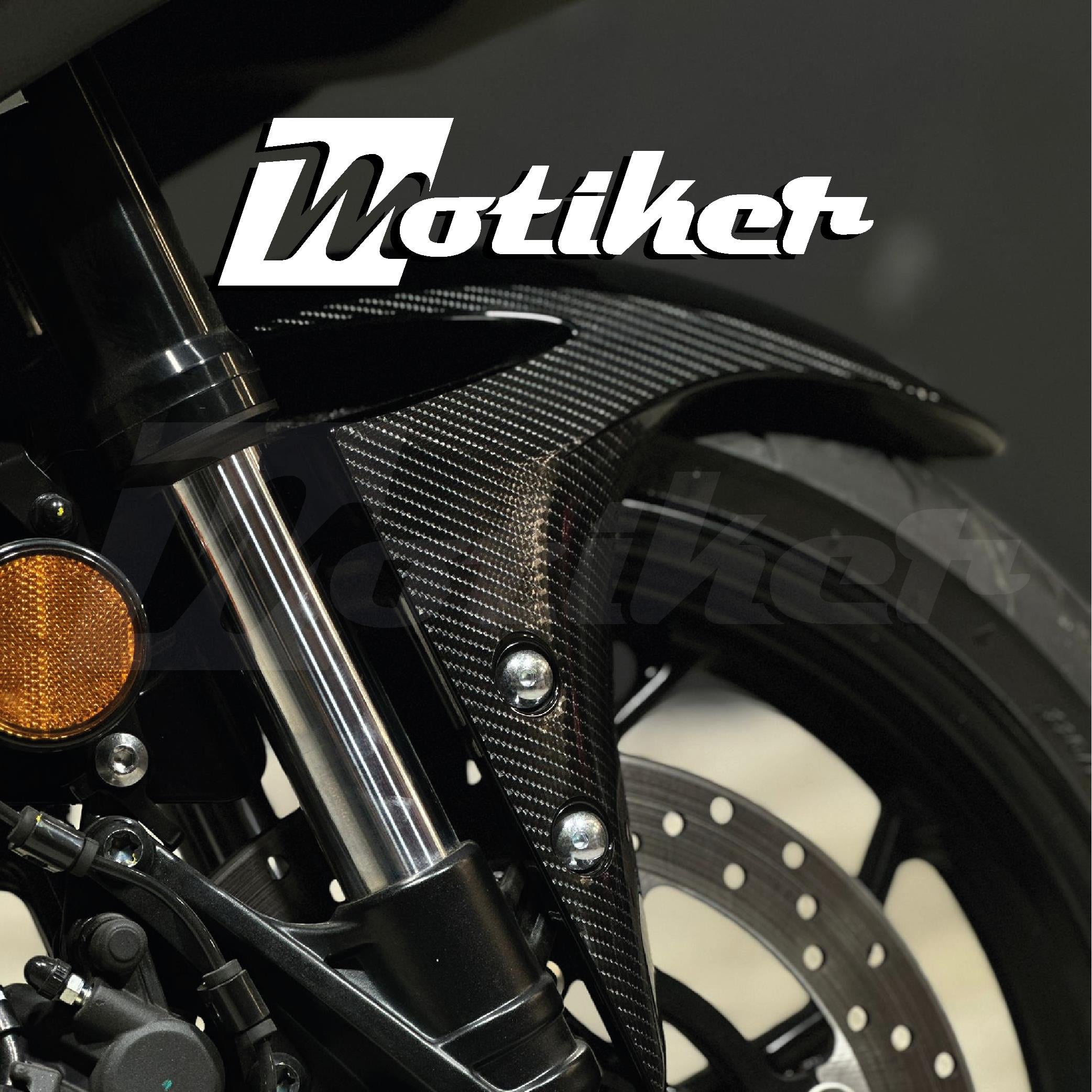 Yamaha YZF-R25 2019-2025 Model Ön Çamurluk Parlak  Karbon Kaplama Sticker Etiket Modeli