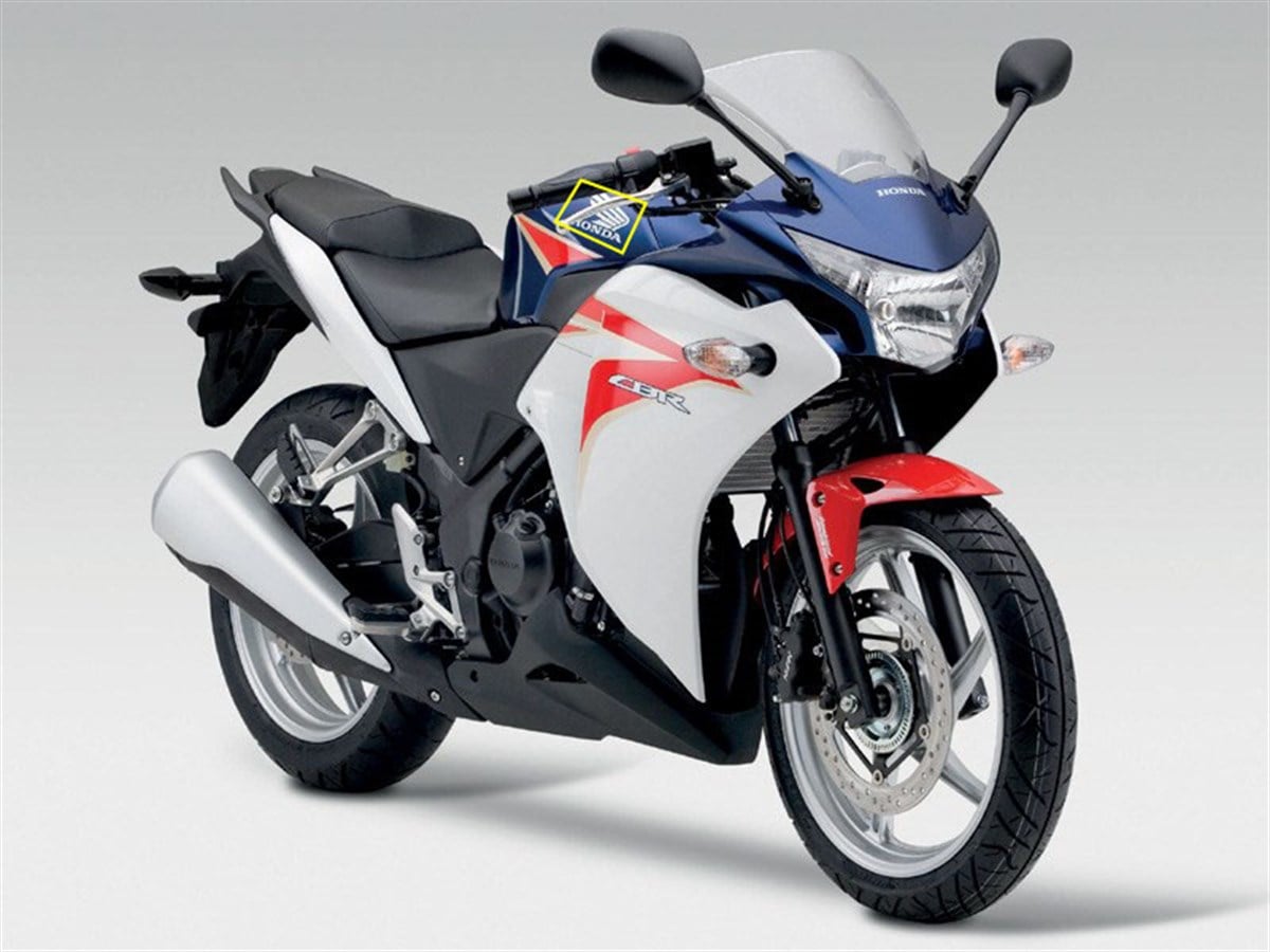 2011 Honda CBR 250 Hrc Sağ Depo Grenaj Sticker Etiket Modeli