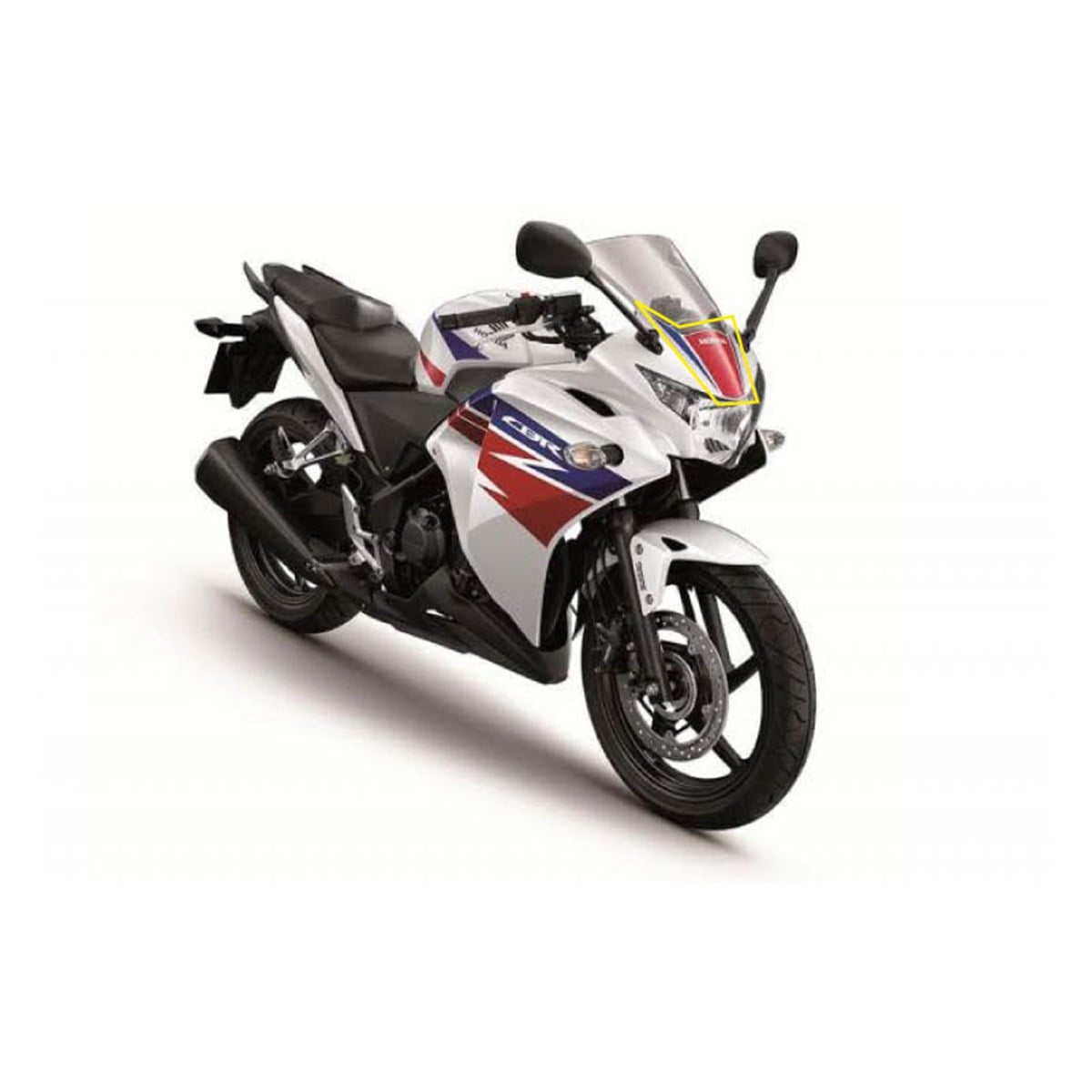 2012 Honda CBR125 Hrc Ön Kafa Grenaj Sticker Etiket Modeli
