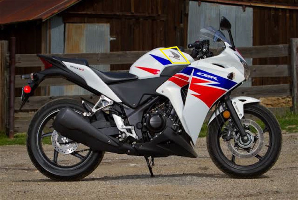 2013 Honda CBR 250 Hrc Sol Depo Grenaj Sticker Etiket Modeli
