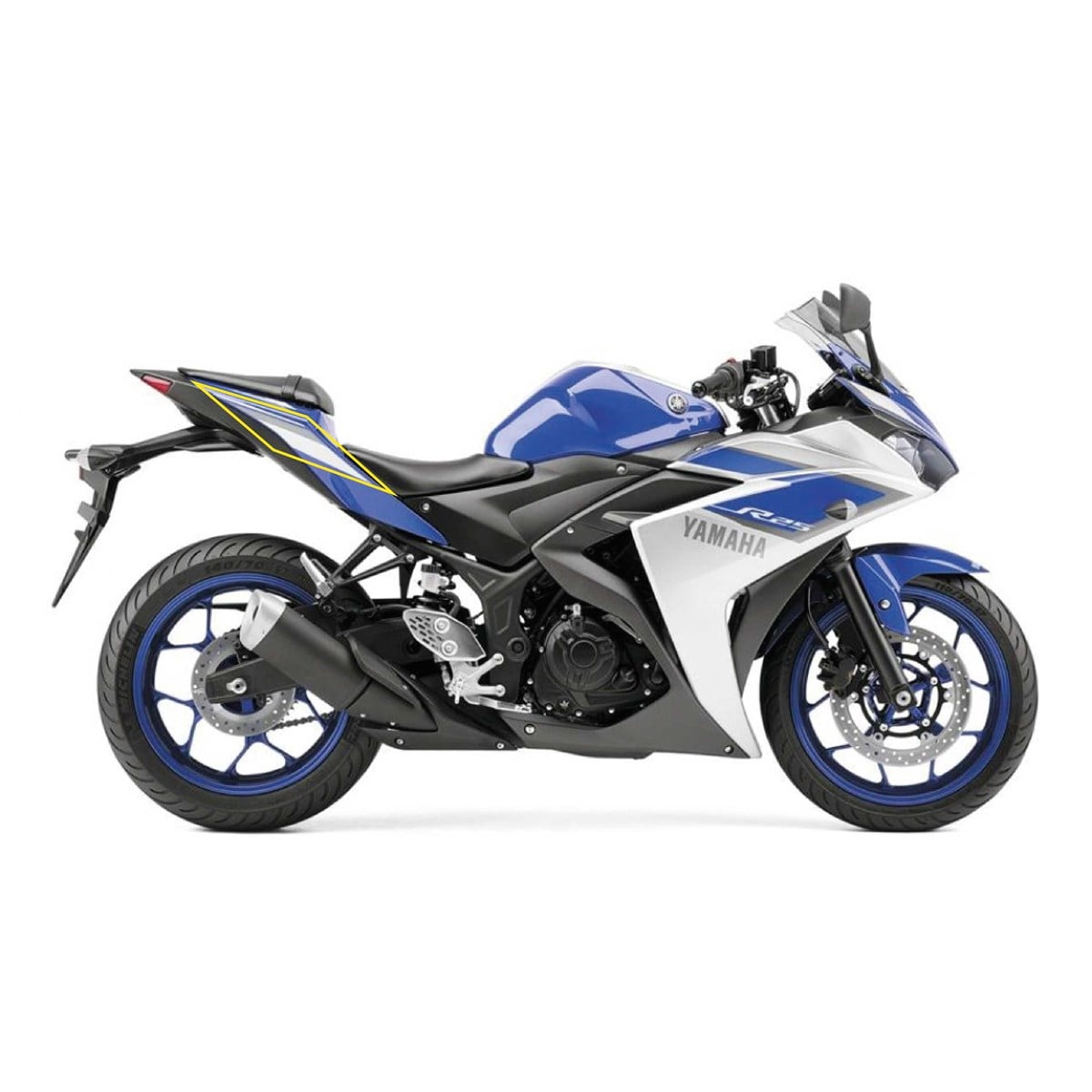 2015 Yamaha YZF-R25 Sağ Arka Kuyruk Orjinal  Sticker