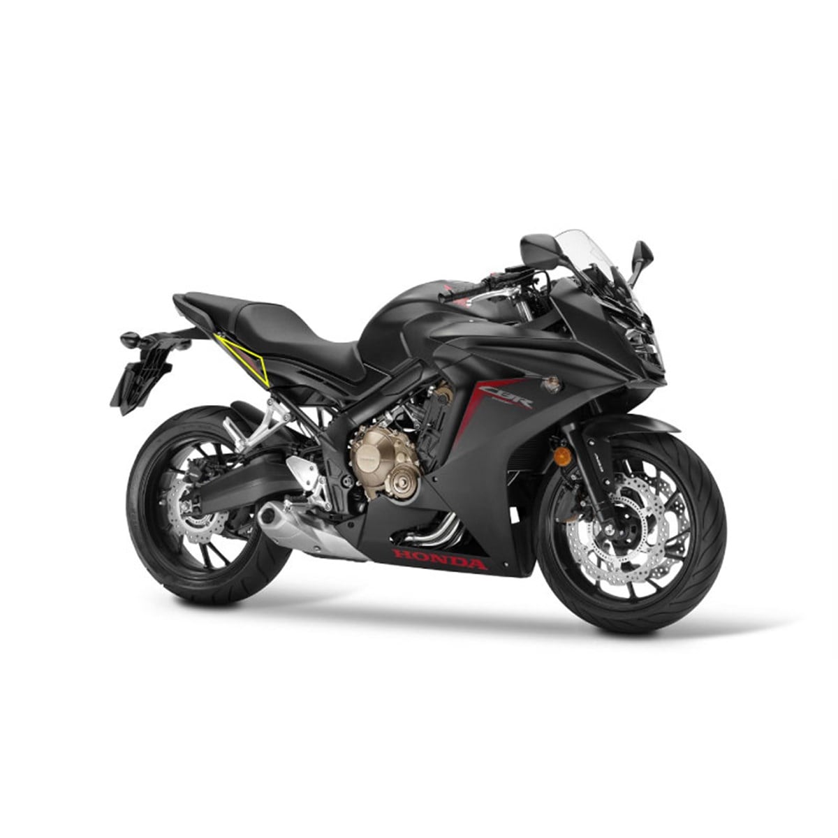 2017 Honda CBR 650 F Siyah Sağ Arka Kuyruk Grenaj Sticker Etiket Modeli