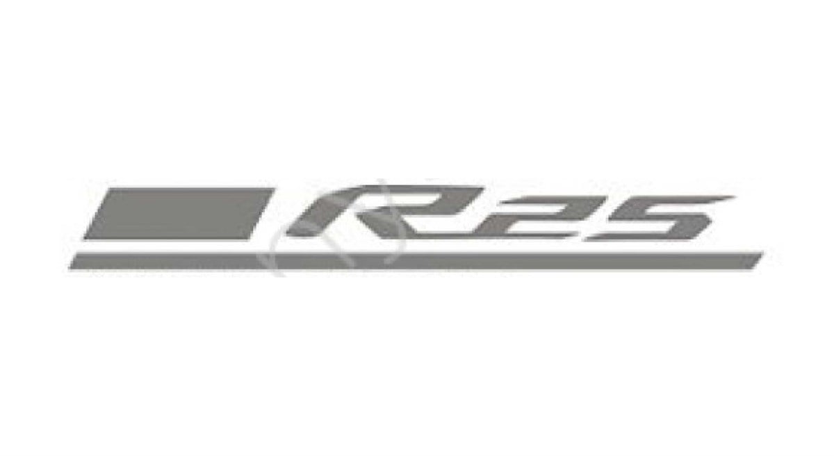 2017 Mavi Yamaha YZF R25 Orjinal Sağ Yan Grenaj Sticker Modeli