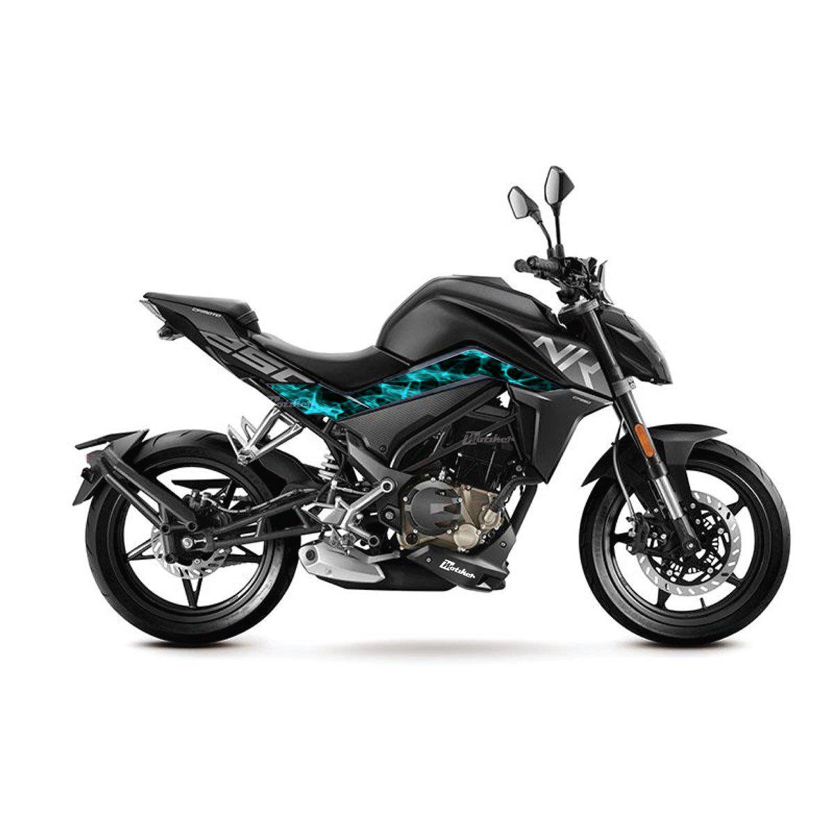 2023 CFMOTO NK250 Turqoise (Turkuaz)  Orta Şase Sticker Etiket Modeli