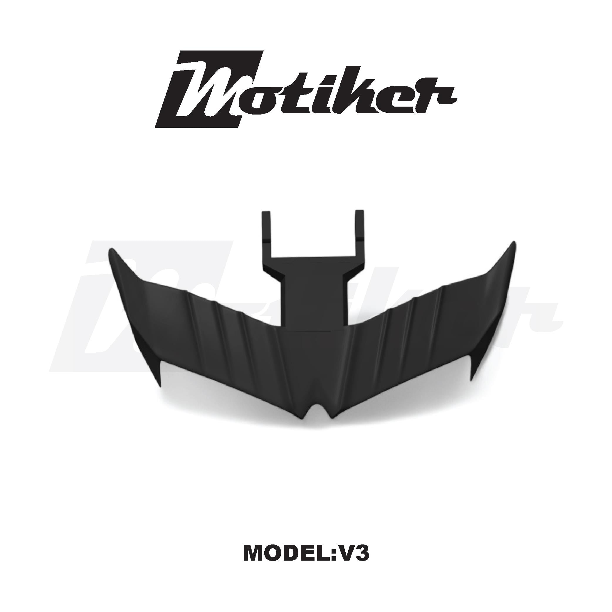 Benelli 125s / RKS RK125S Uyumlu Far Altı Winglet 3D Model Aksesuar V3