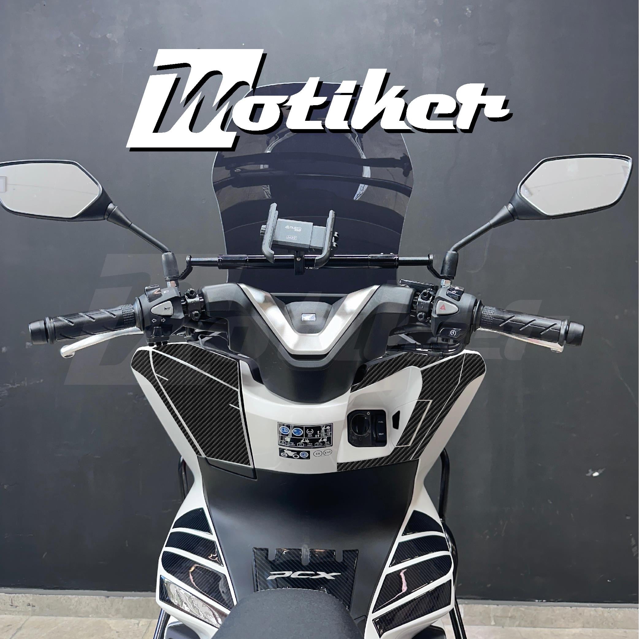 HONDA PCX Torpido Karbon Sticker Set Koruyucu 2025 Model Uyumlu
