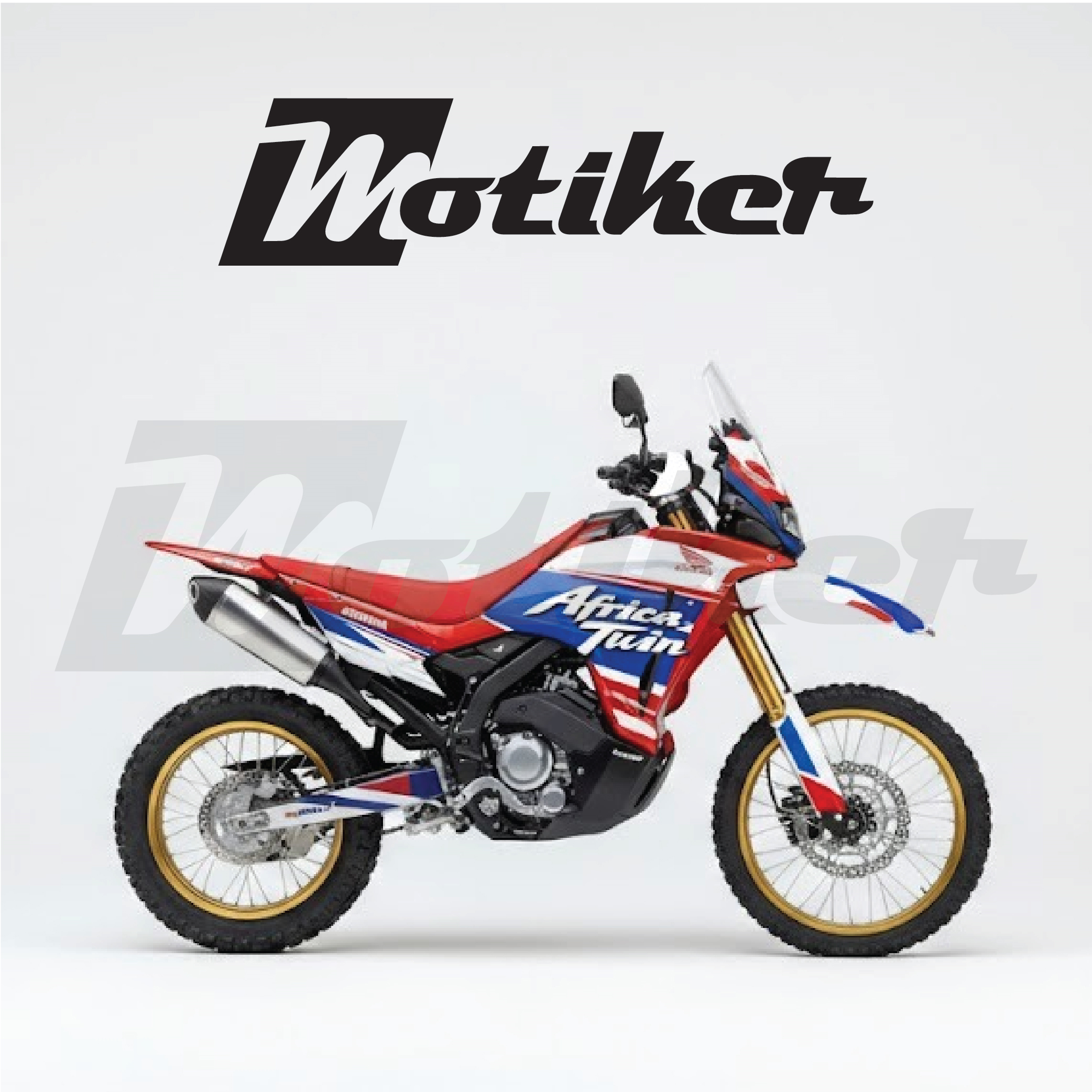 Honda CRF 250 RALLY Africa Twin Tasarımlı Sticker Etiket Modeli