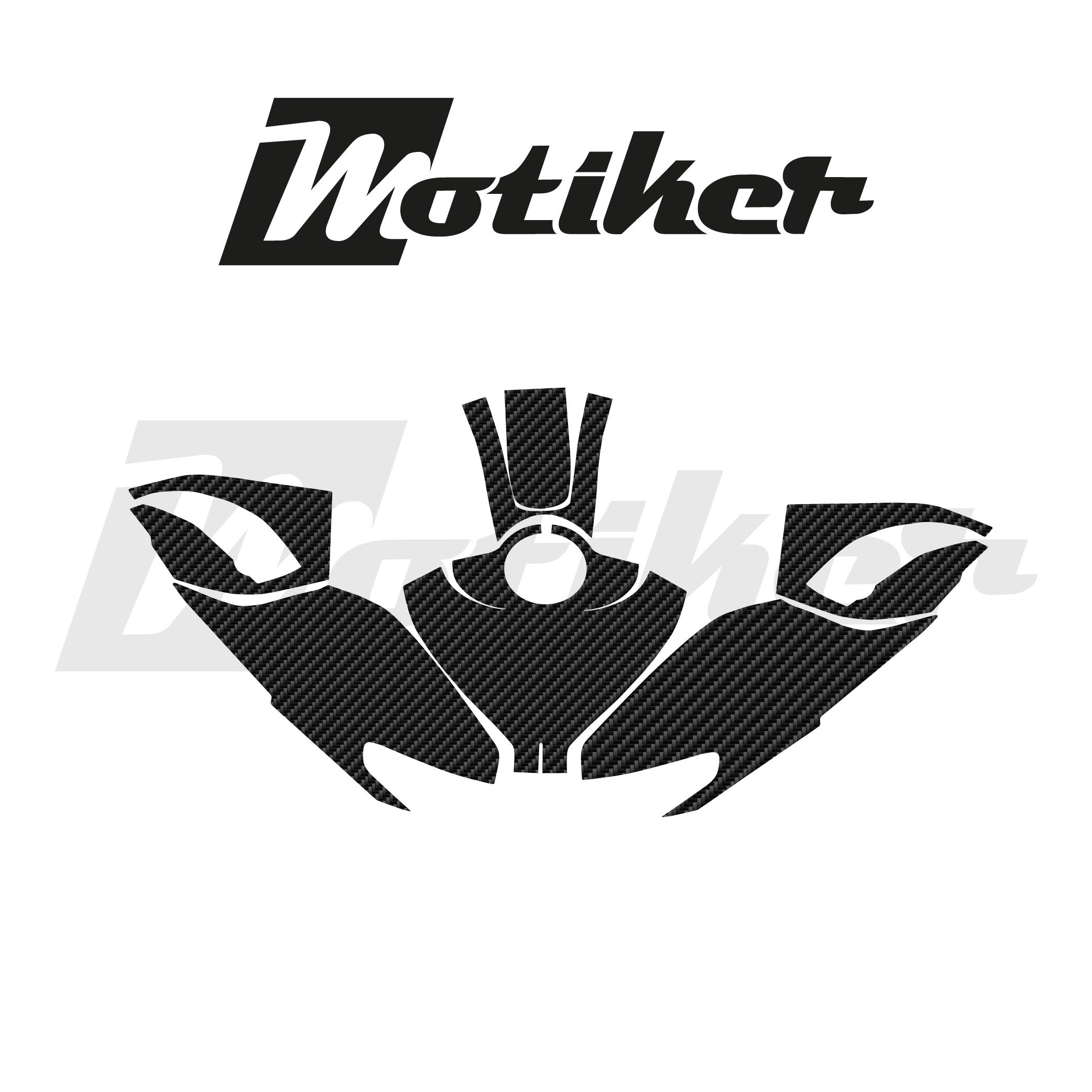 Yamaha YZF R25 - R3 / 2019 - 2025 Model Depo Mat Karbon Tasarım Sticker Etiket Modeli