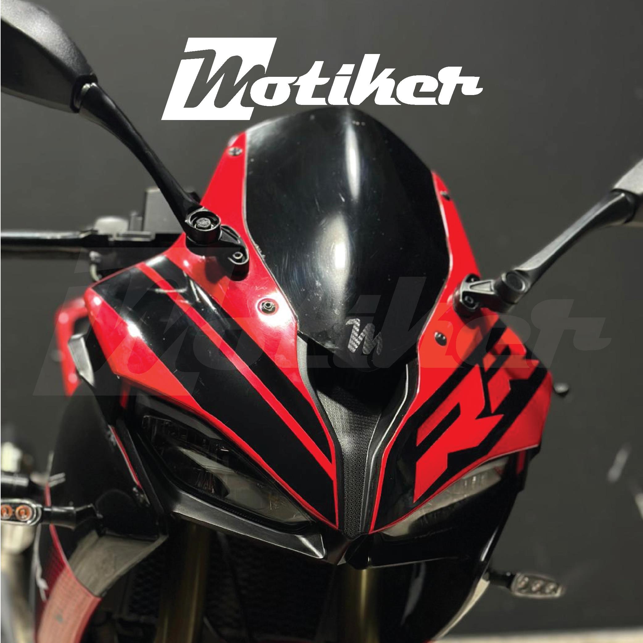 RKS QJ SRK125R Ön Kafa RR Ve Çizgi  Tasarım Sticker Etiket Modeli