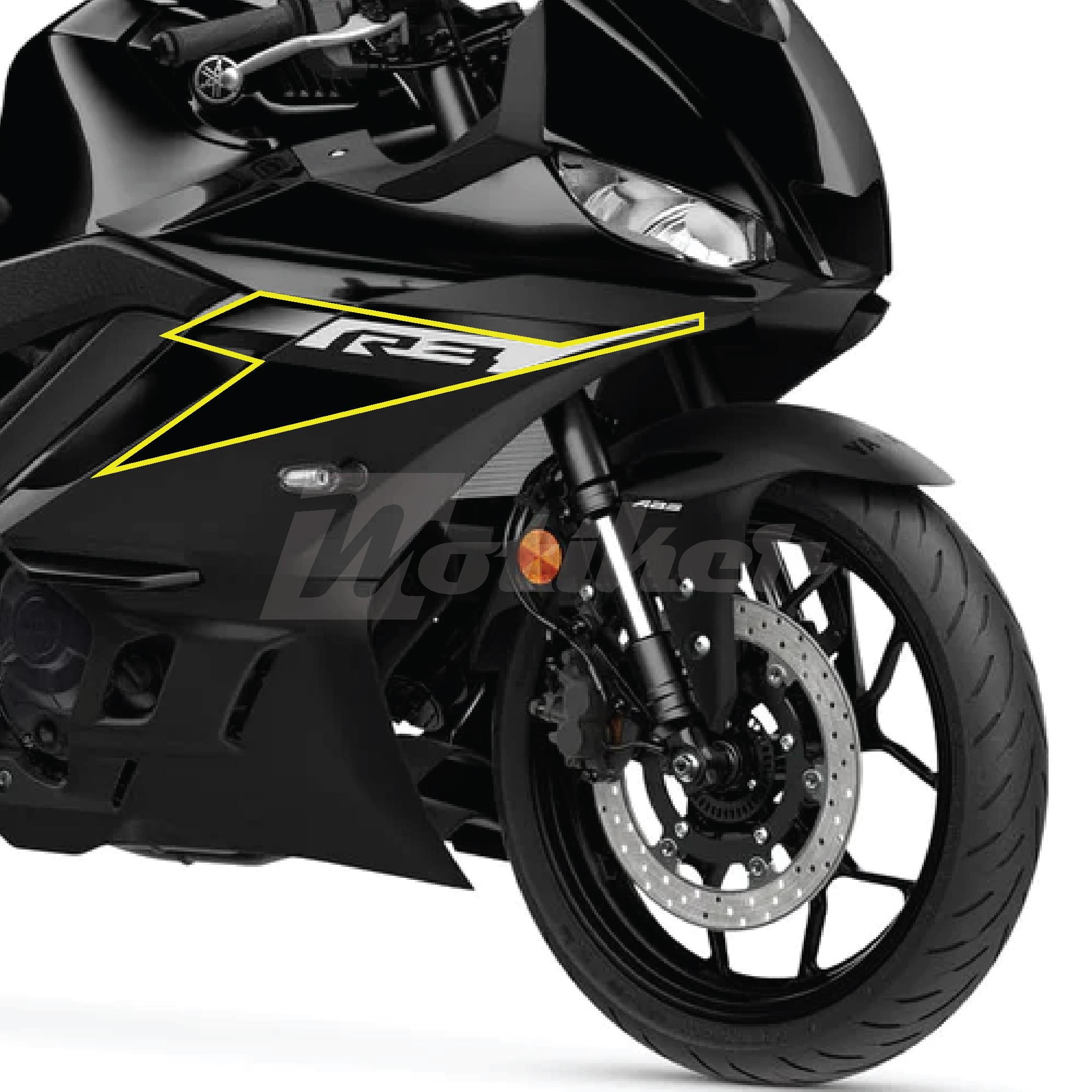 2024 R3 Siyah orjinal Tasarım Siticker