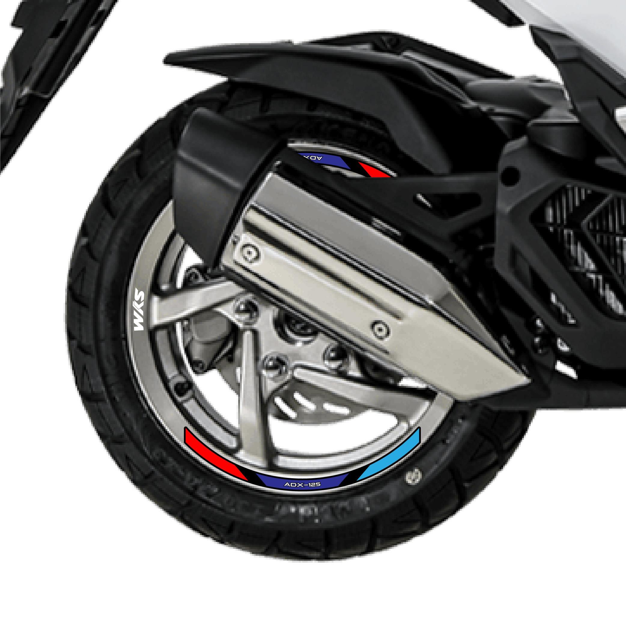 SYM Kırmızı Beyaz Jant Dış Sticker Etiket Modeli Baskılı