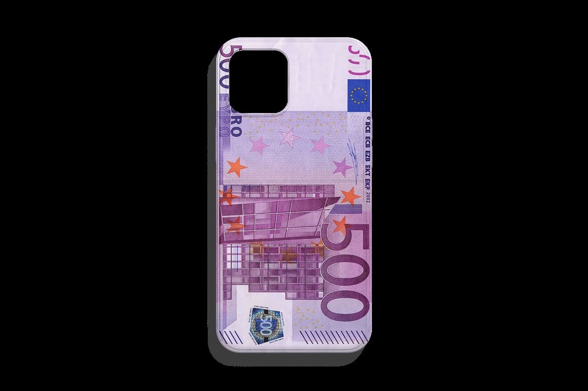 500 Euro Tasarımı 2 Telefon Kılıfı 1. Kalite Baskı