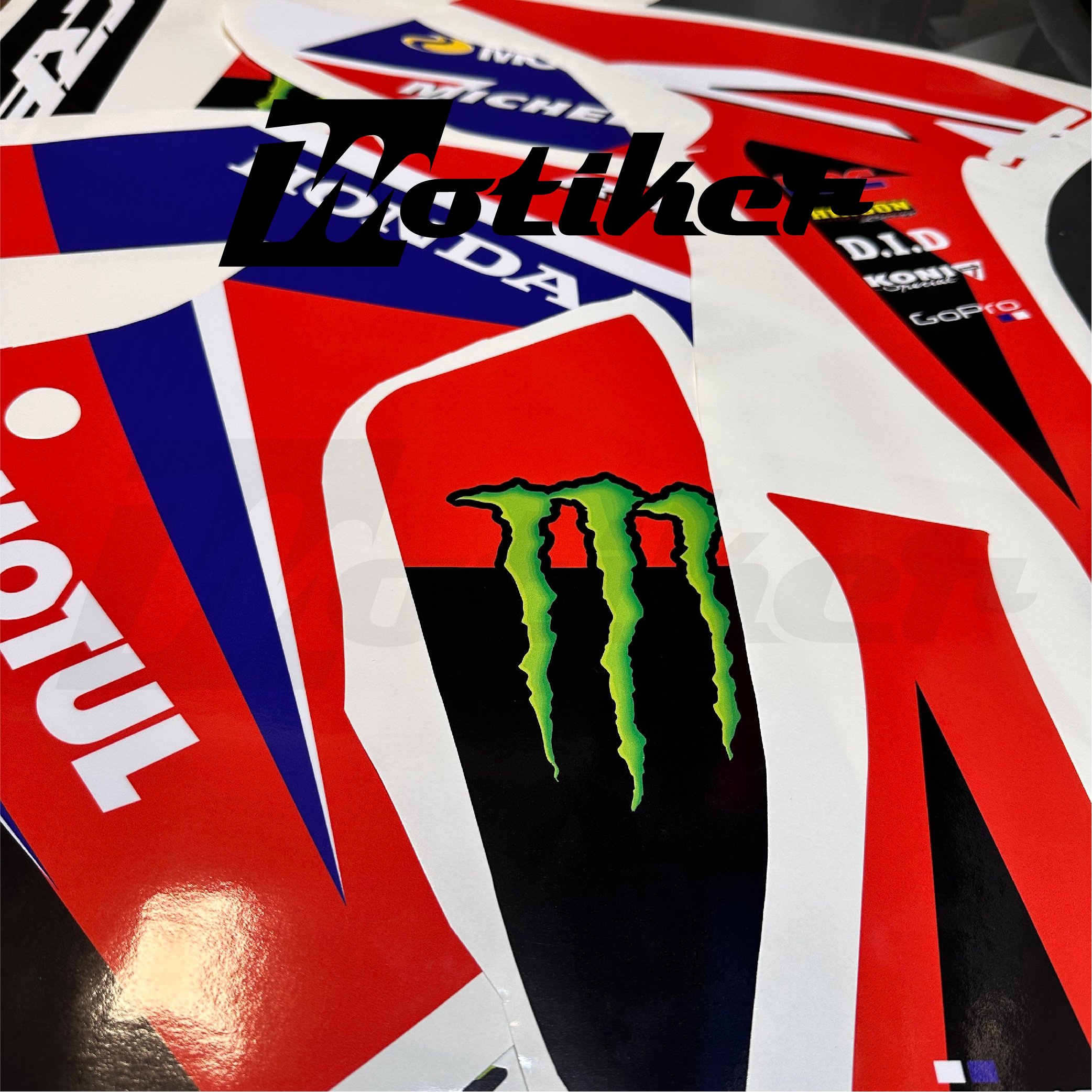 Honda CRF 250 Rally Dakkar Tasarımı Sticker Etiket Modeli