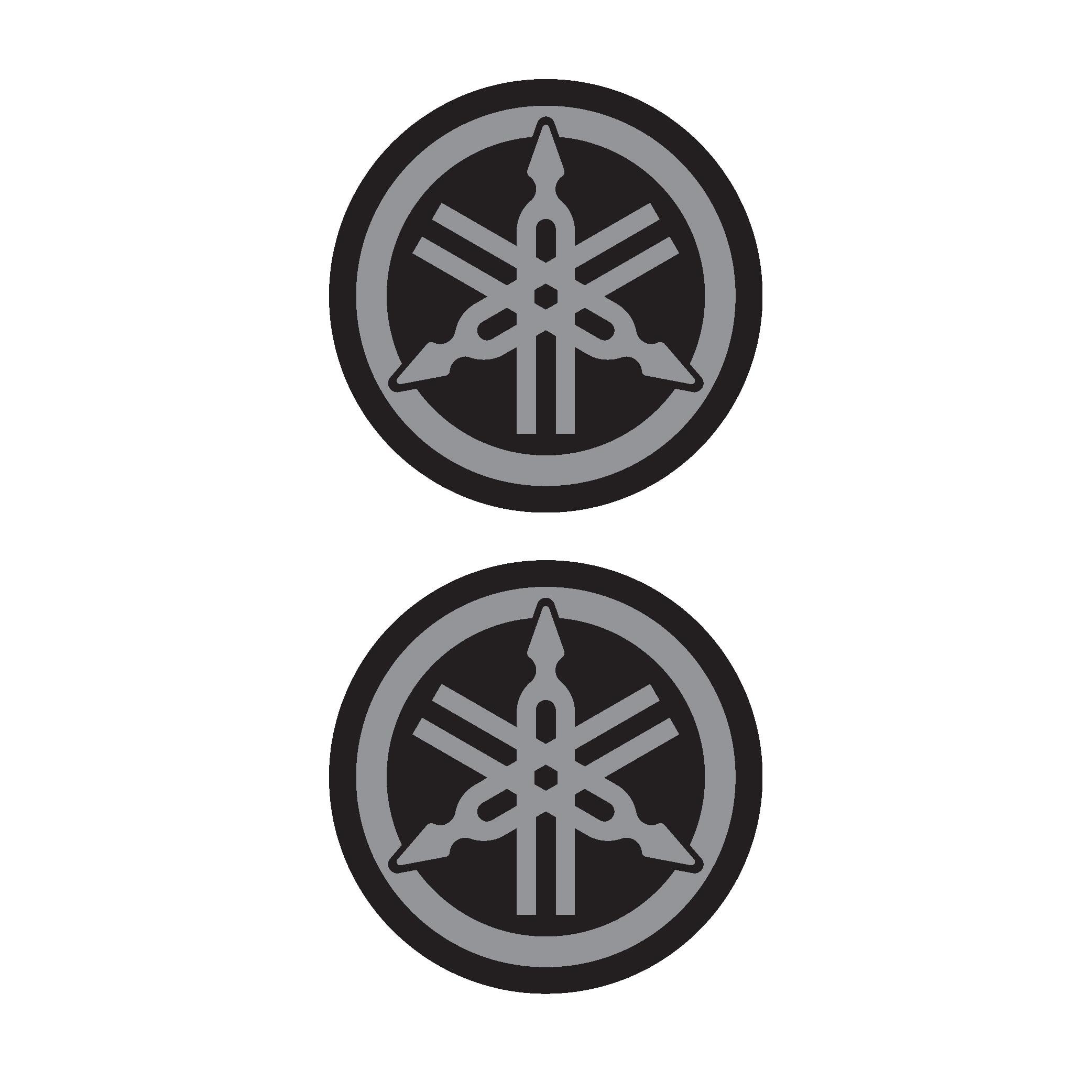 Yamaha Açık Gri Koruma Takozu Damla Sticker Modeli