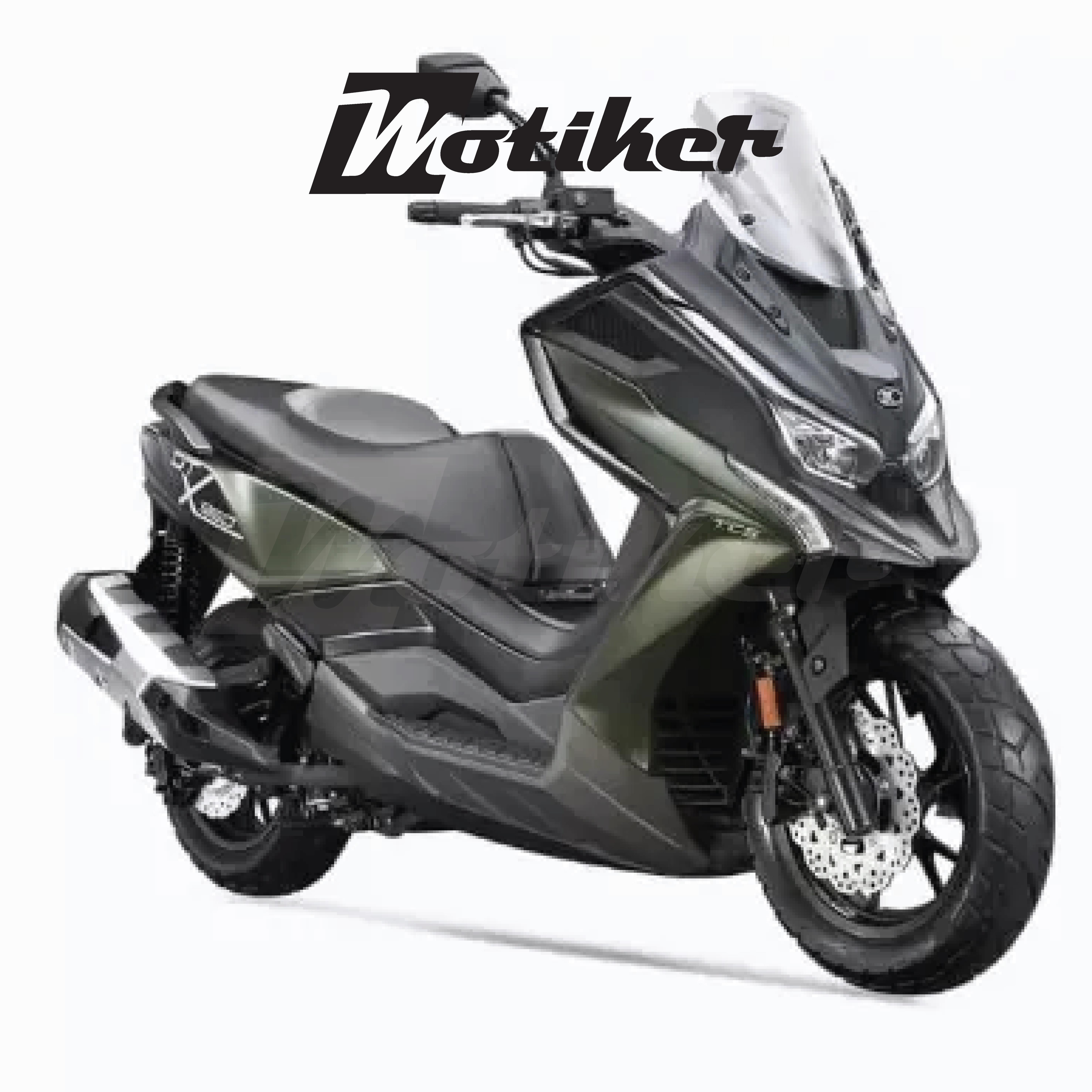 Kymco 360 DTX Sağ Sol Arka Kuyruk Motorsiklet Sticker Etiket Modeli