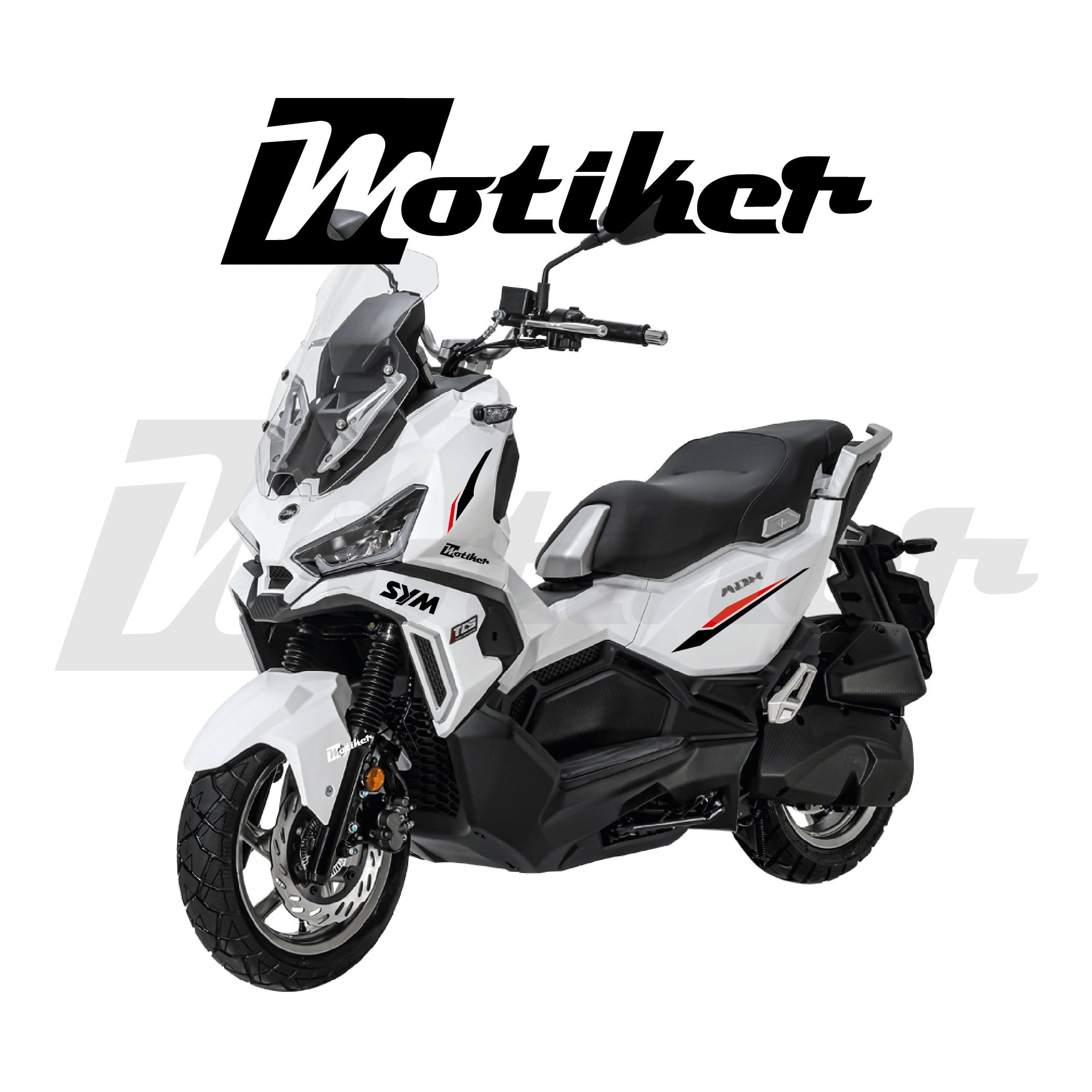 SYM ADX125 İki Renk Takım Sticker Etiket Modeli