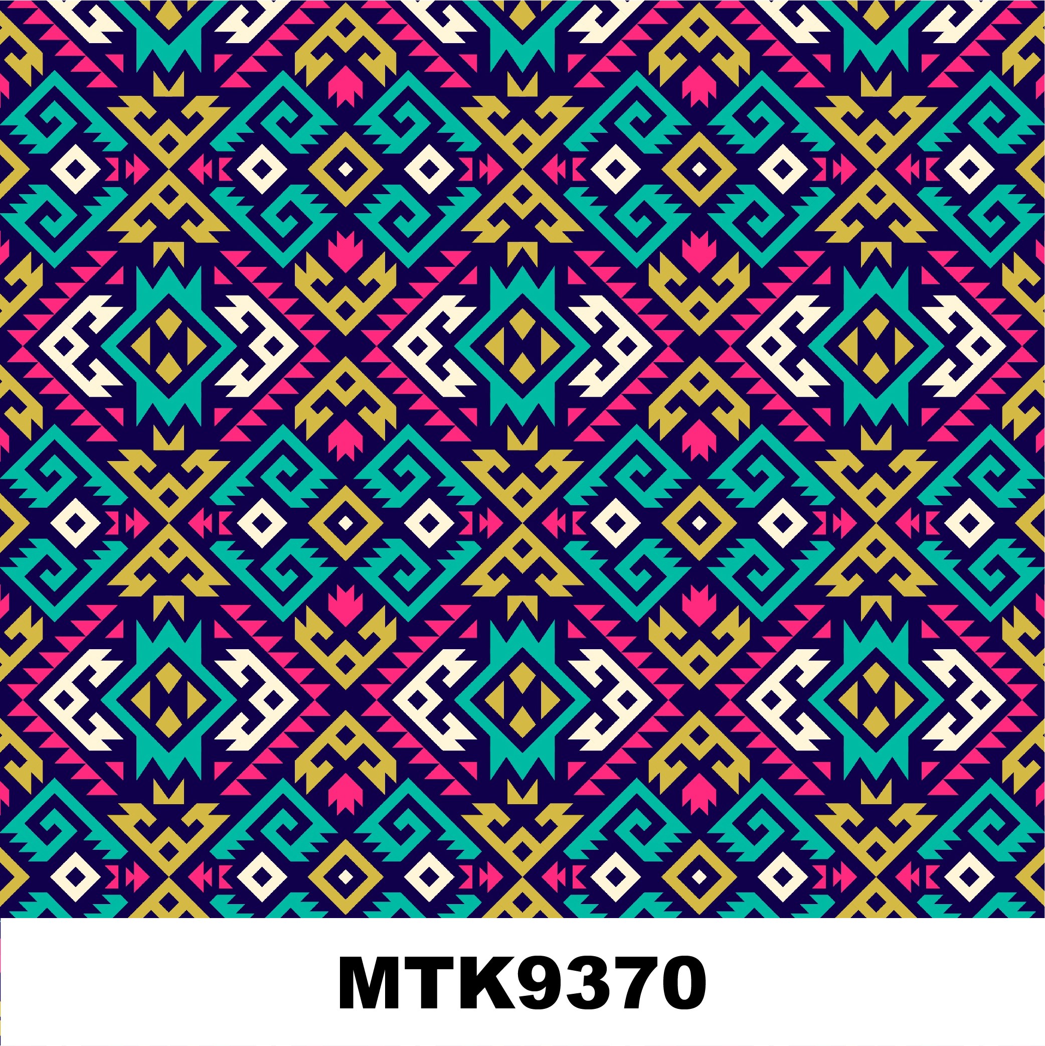 Baskılı Folyo Etnik Motif Desen 9