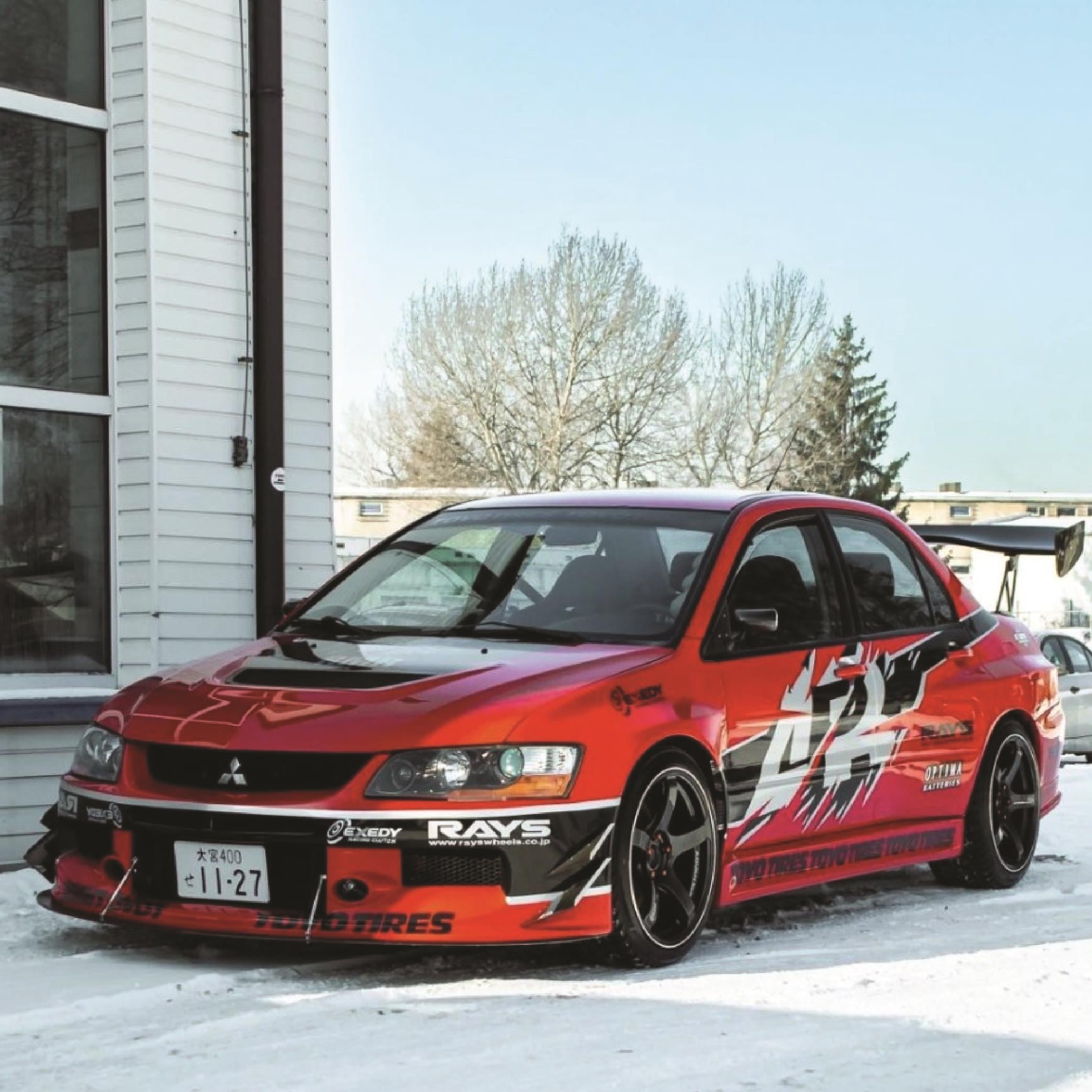 Mitsubishi Lancer Hızlı Ve Öfkeli Sticker Etiket Modeli 