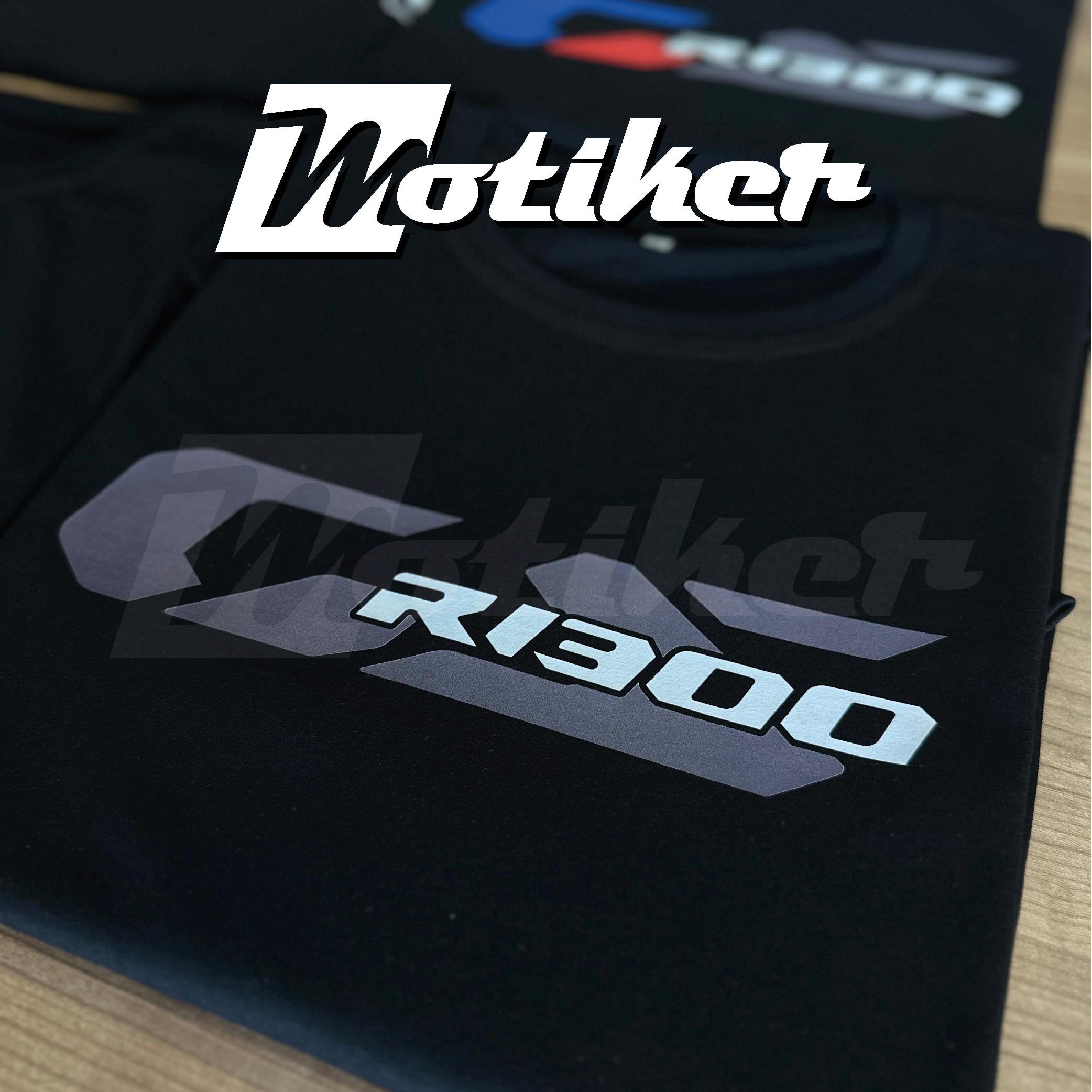 BMW R1300 GS T-shirt Tasarım Modeli Beyaz Gri 