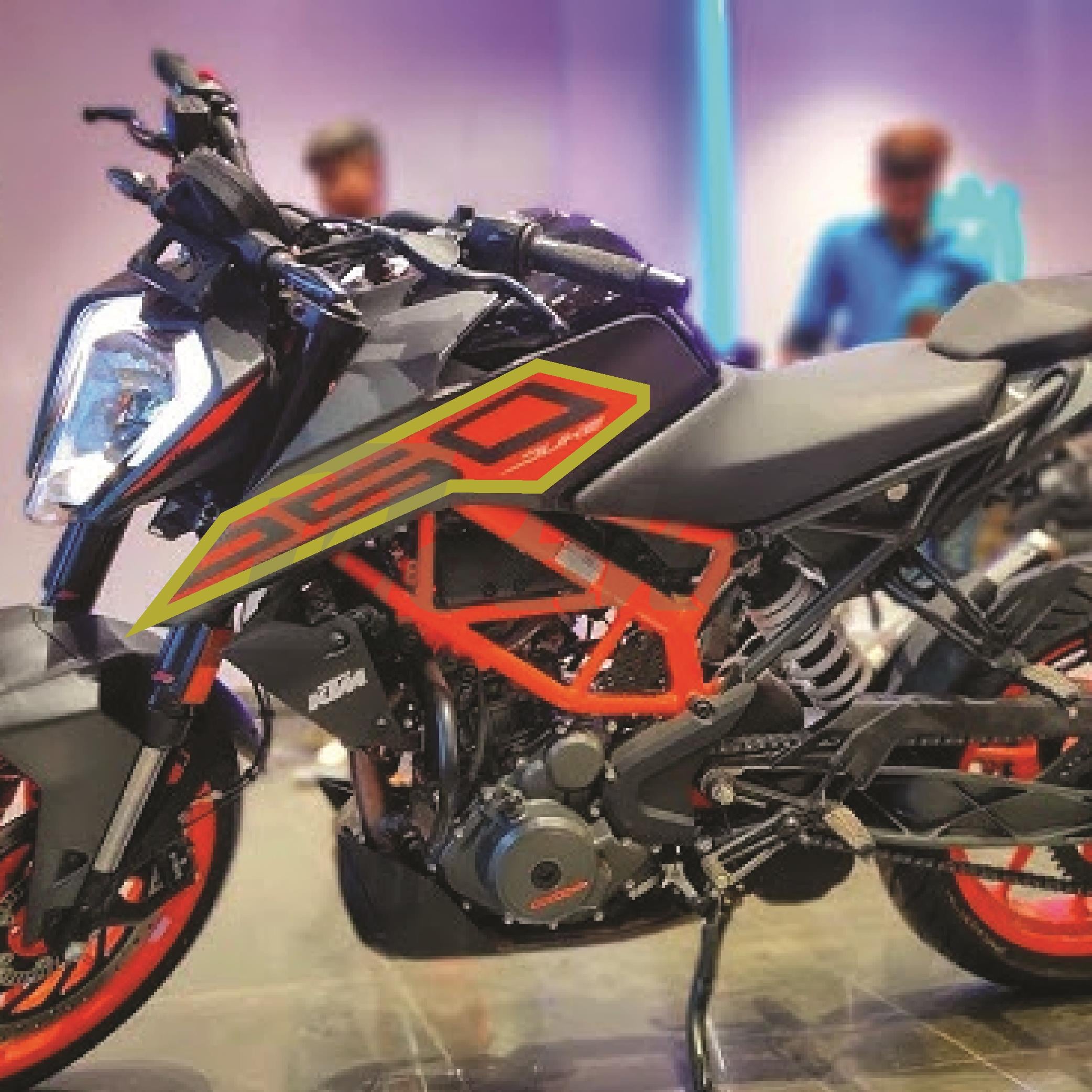 Ktm 250 Duke Sol Grenaj  Orjinal Sticker
