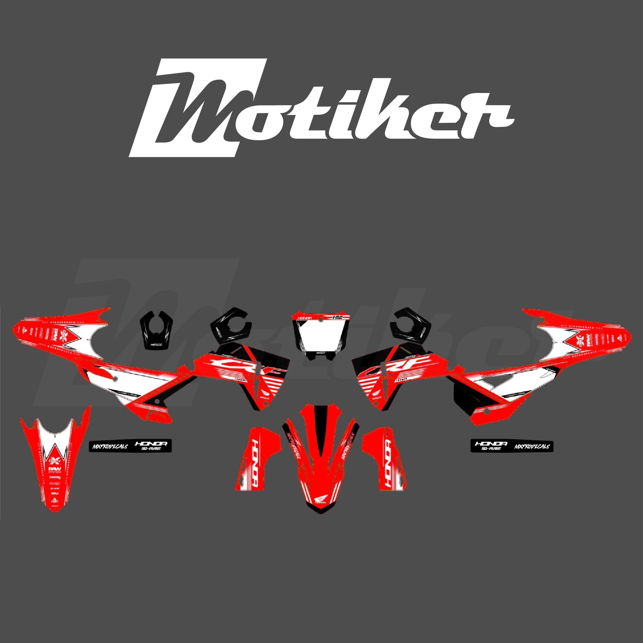 Honda CRF 250L 2021-2026 Model  Mxpro decals Tasarım Sticker Etiket Modeli