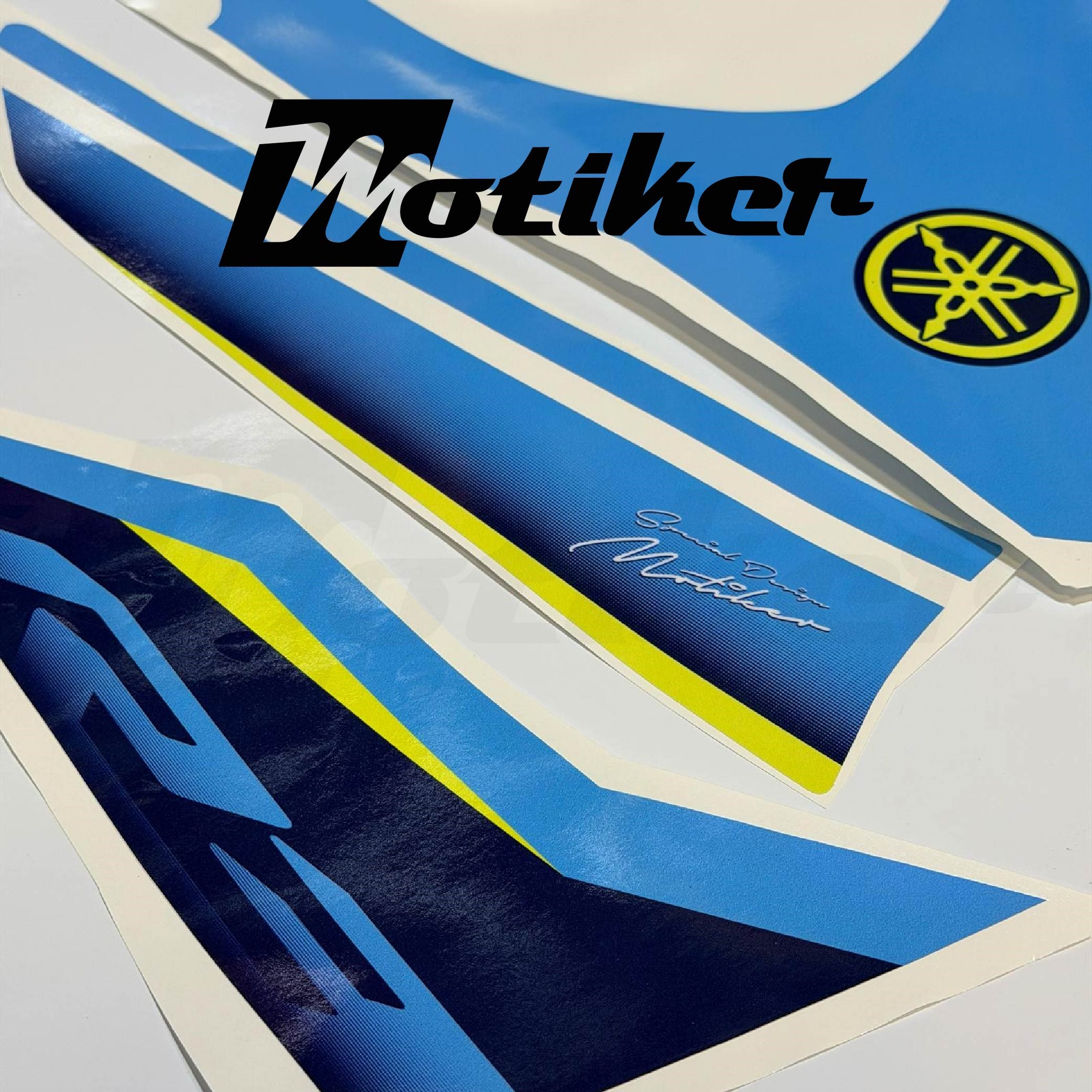 Yamaha YZF R3 Orjinal Sticker Revizyon Detay Tasarım Sticker Etiket Modeli