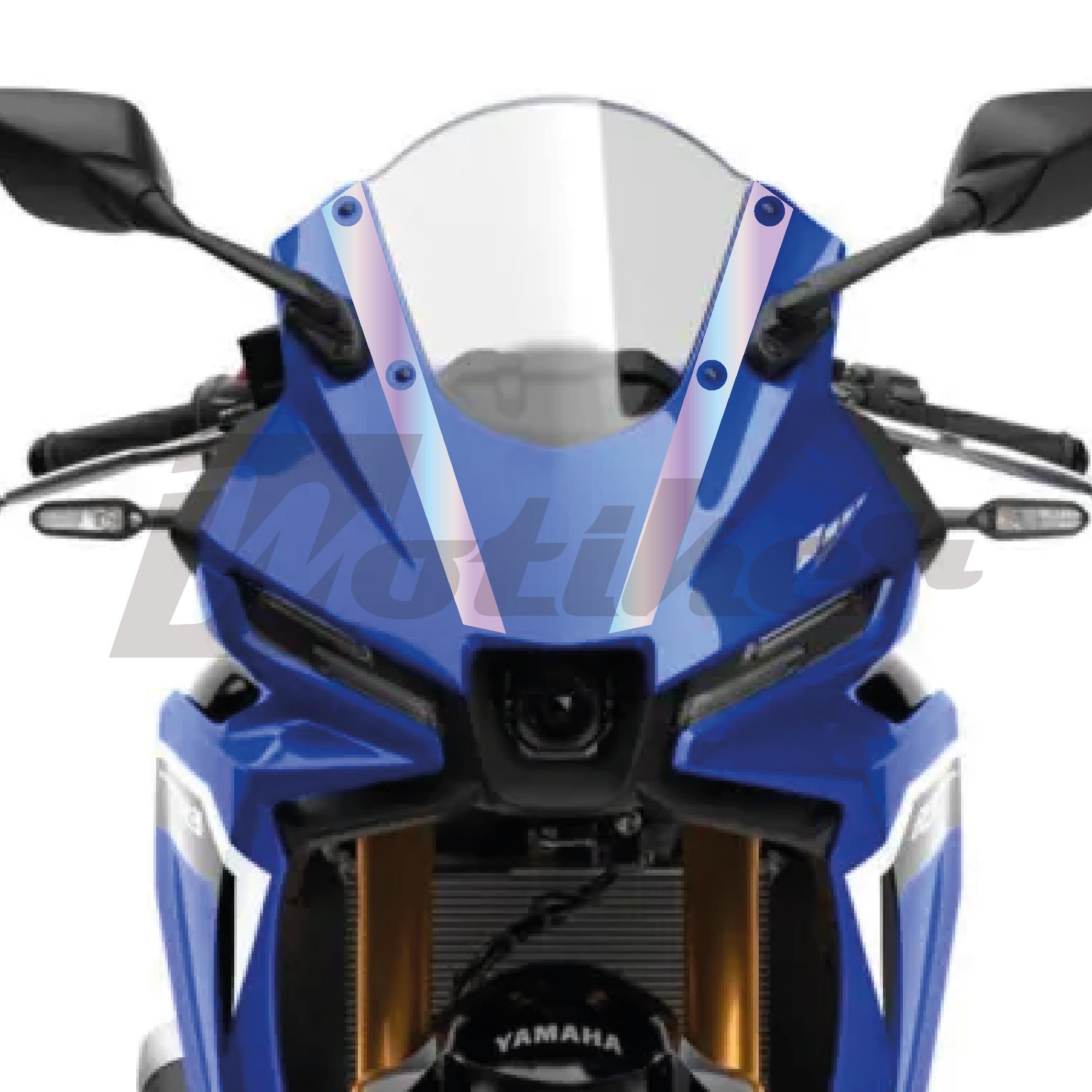 Yamaha YZF-R25 2025-2026 Model Ön Kafa Stıcker Etiket Model 4 Hologram
