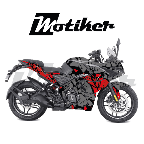 Bajaj Pulsar RS200 DİVİDED Tasarımı Sticker Etiket Modeli