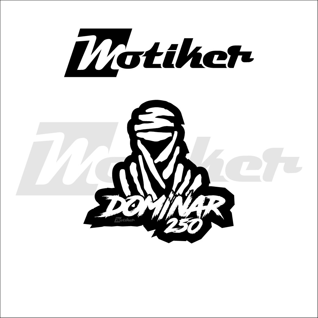 Bajaj Dominar250 Dakar Baskılı Motosiklet Sticker Etiket Modeli