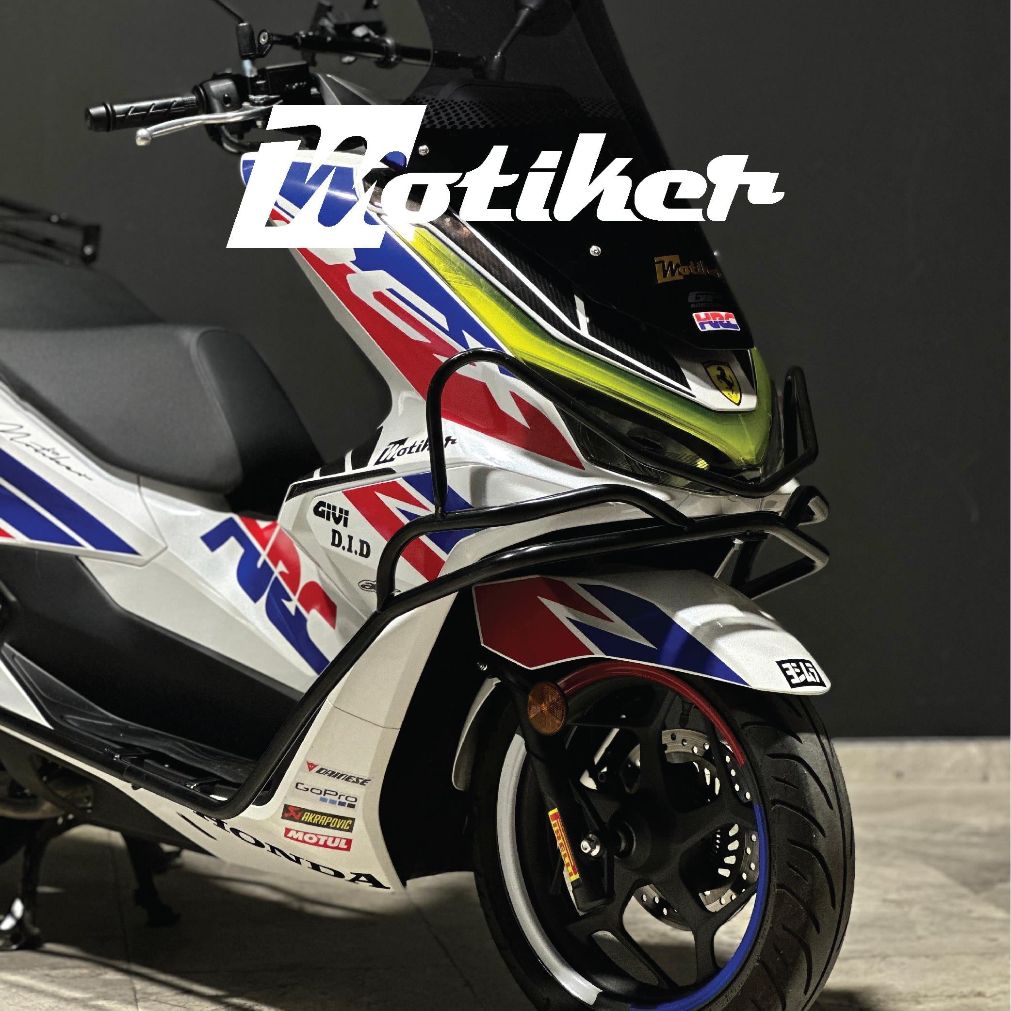 Honda PCX 2025 HRC Takım Sticker Etiket Modeli