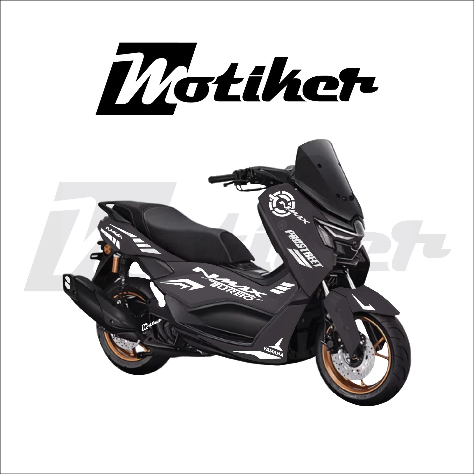 Yamaha N-Max 2024-2026 Turbo Takım Sticker Etiket Modeli