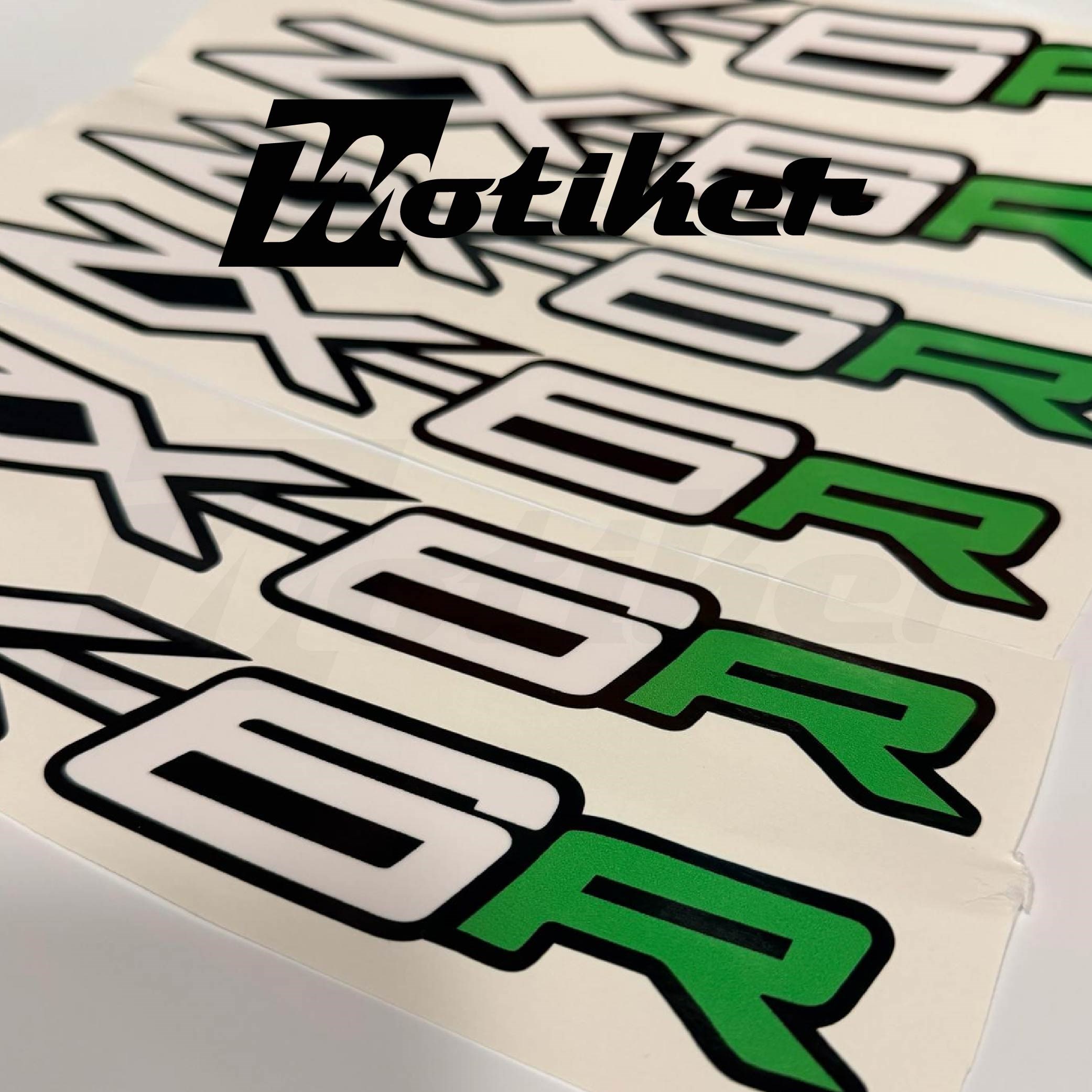 Kawasaki ZX6R Jant içi Yazı Tasarımı Sticker Etiket Modeli