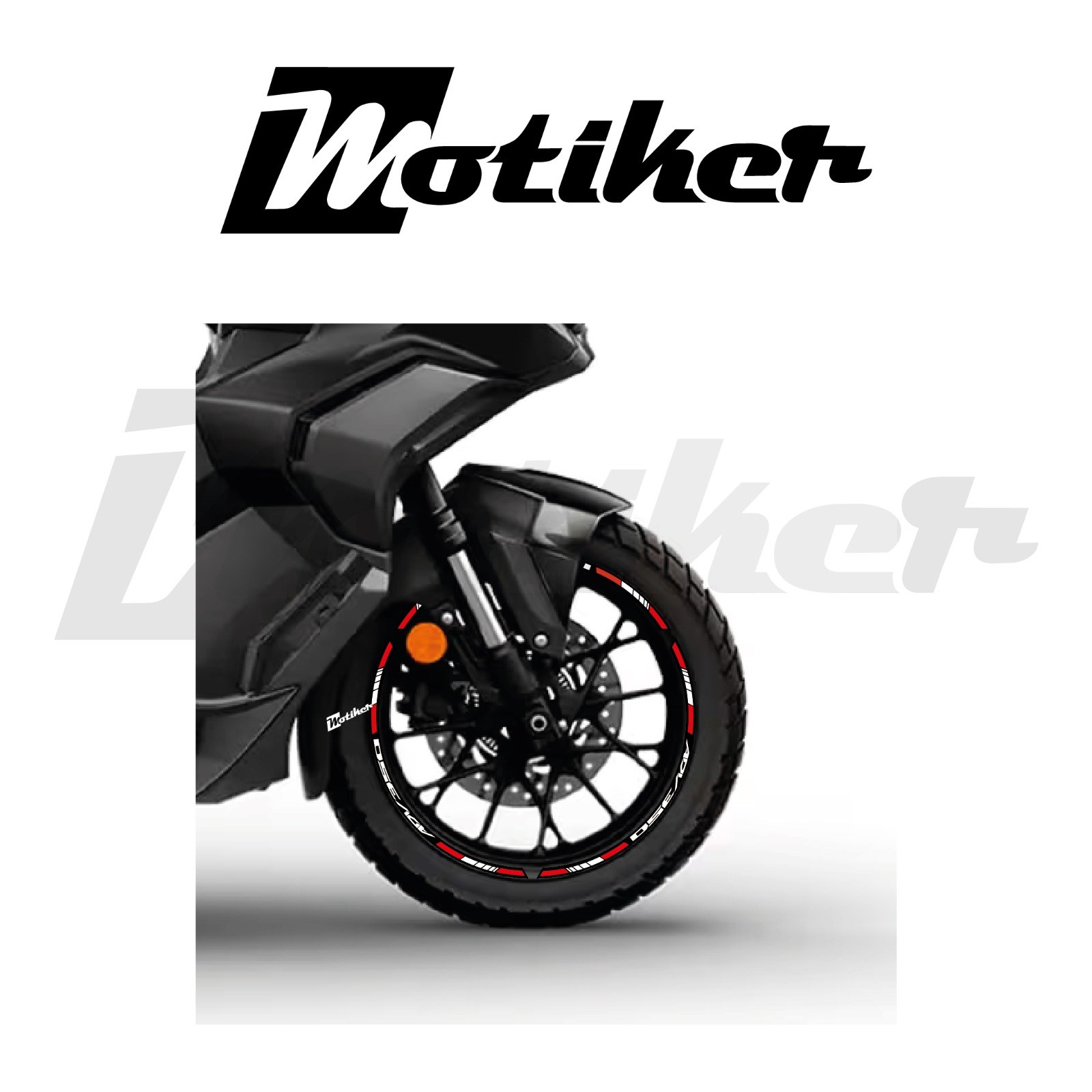 Honda ADV350 Jant Şeridi Tasarımı Sticker Etiket Modeli
