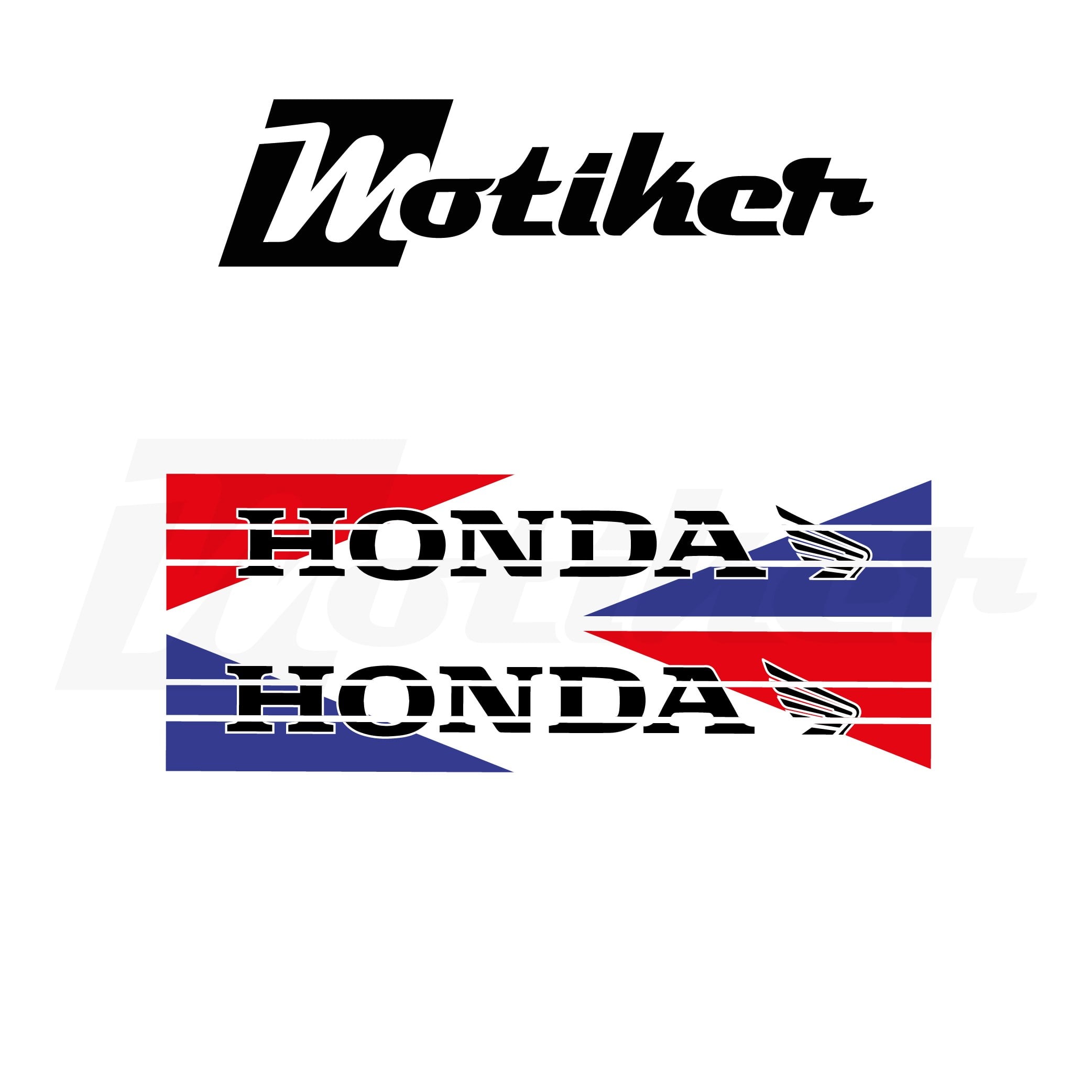 Honda CRF 250 L HRC Honda Arka Maşa Sağ Sol Parçası Tasarım Sticker Etiket Modeli