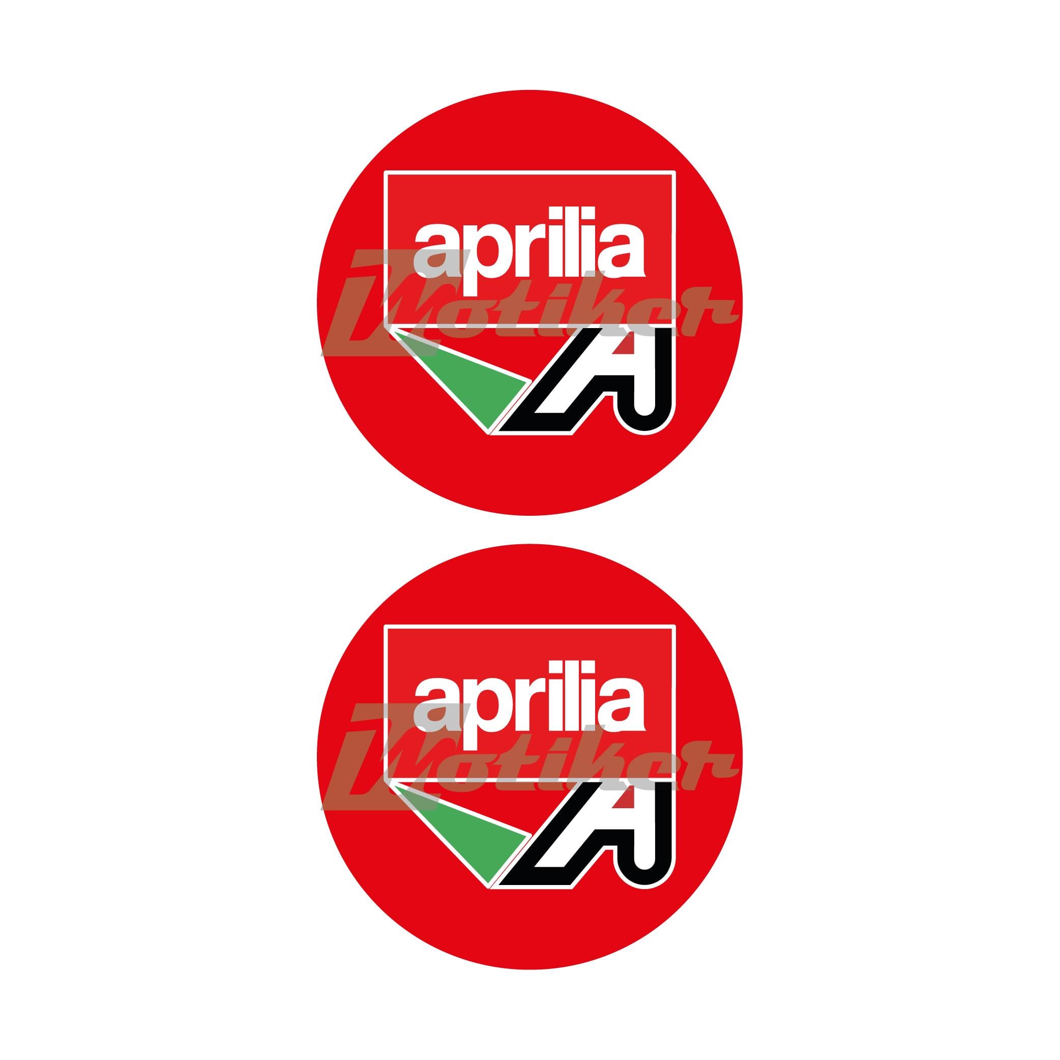 Takoz Damla StickerAprilla Yazılı Koruma Takozu Motosiklet Damla Sticker Modeli
