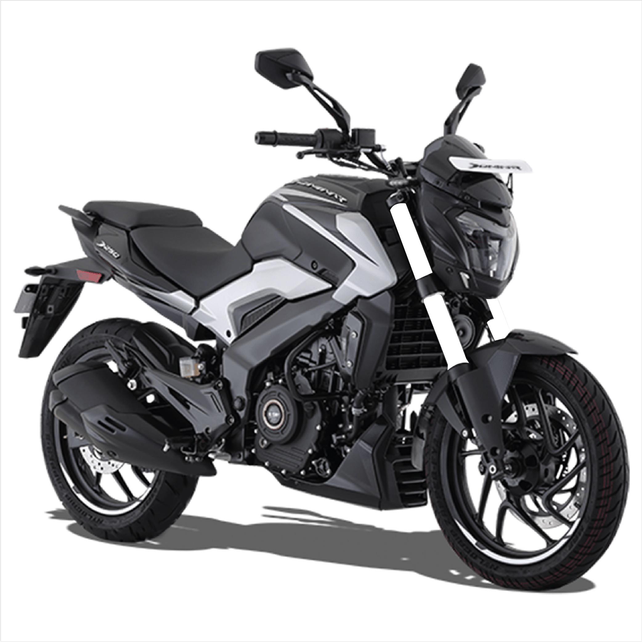 DominarBajaj Dominar 250-400 Amortisör Beyaz Kaplama Sticker Etiket Modeli