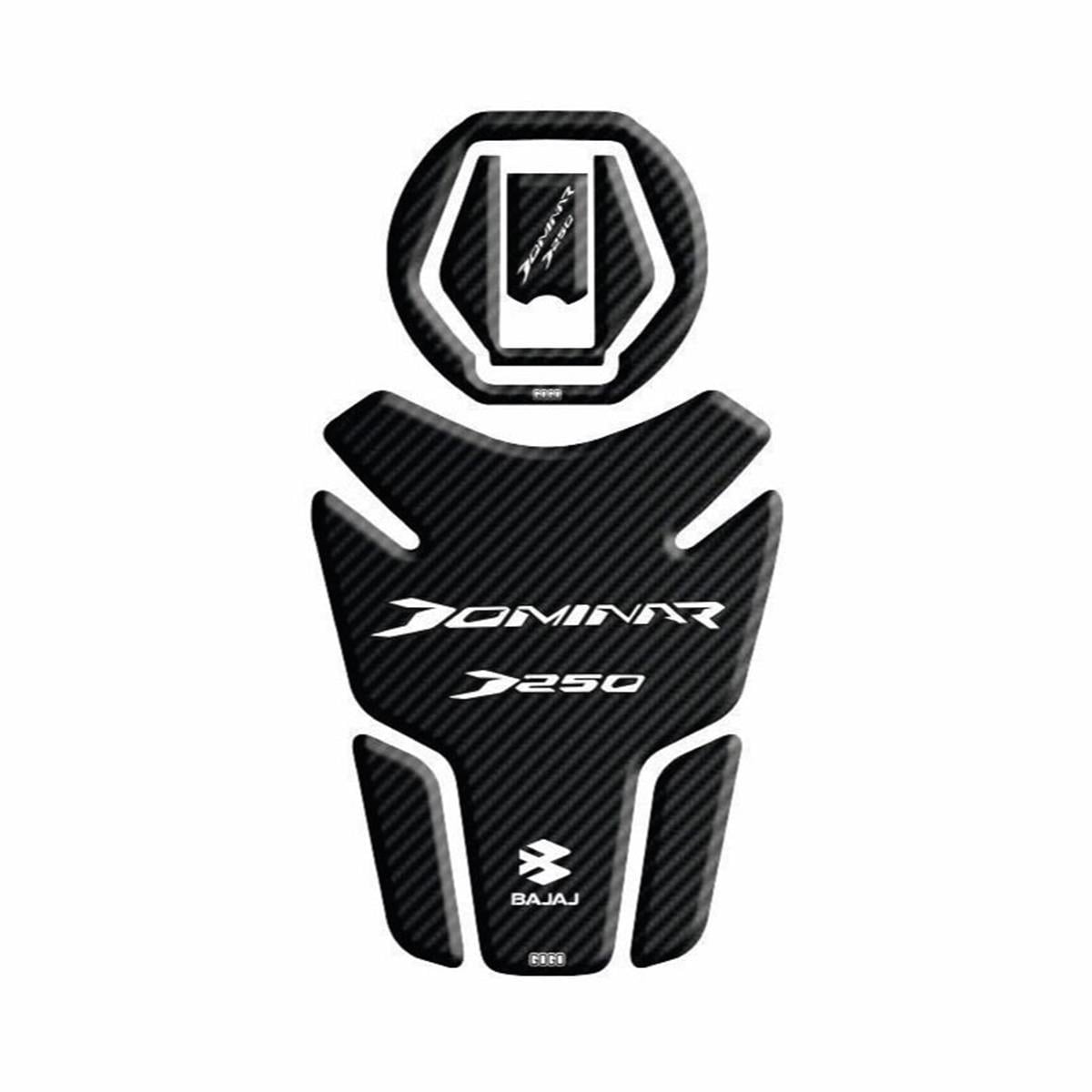 Bajaj Dominar 250 Tank Pad Black Sticker Etiket Model