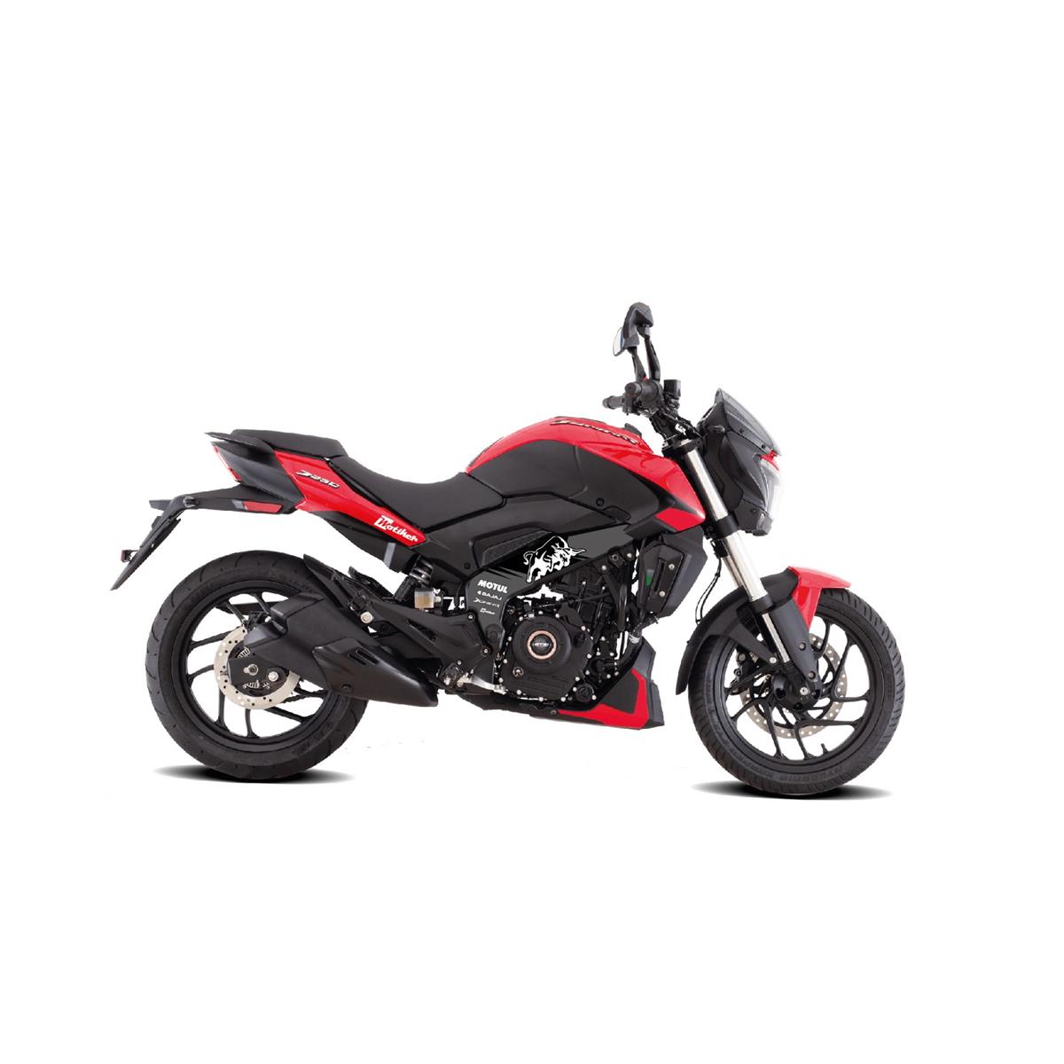Bajaj Dominar 250D Bull Design Orta Grenaj Sticker Etiket Model