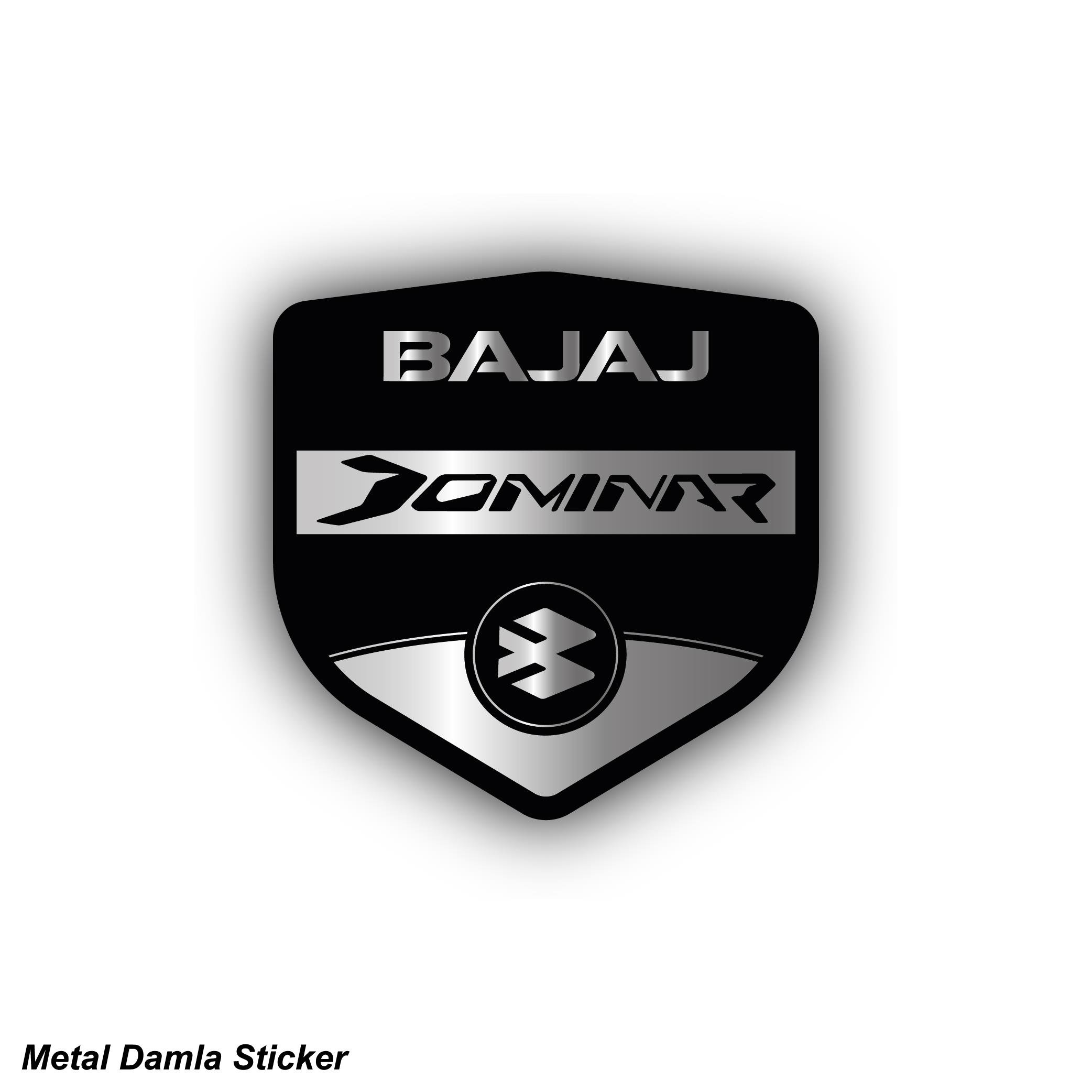 DOMINAR 250DBAJAJ DOMINAR METAL DAMLA STICKER ETİKET MODELİ 