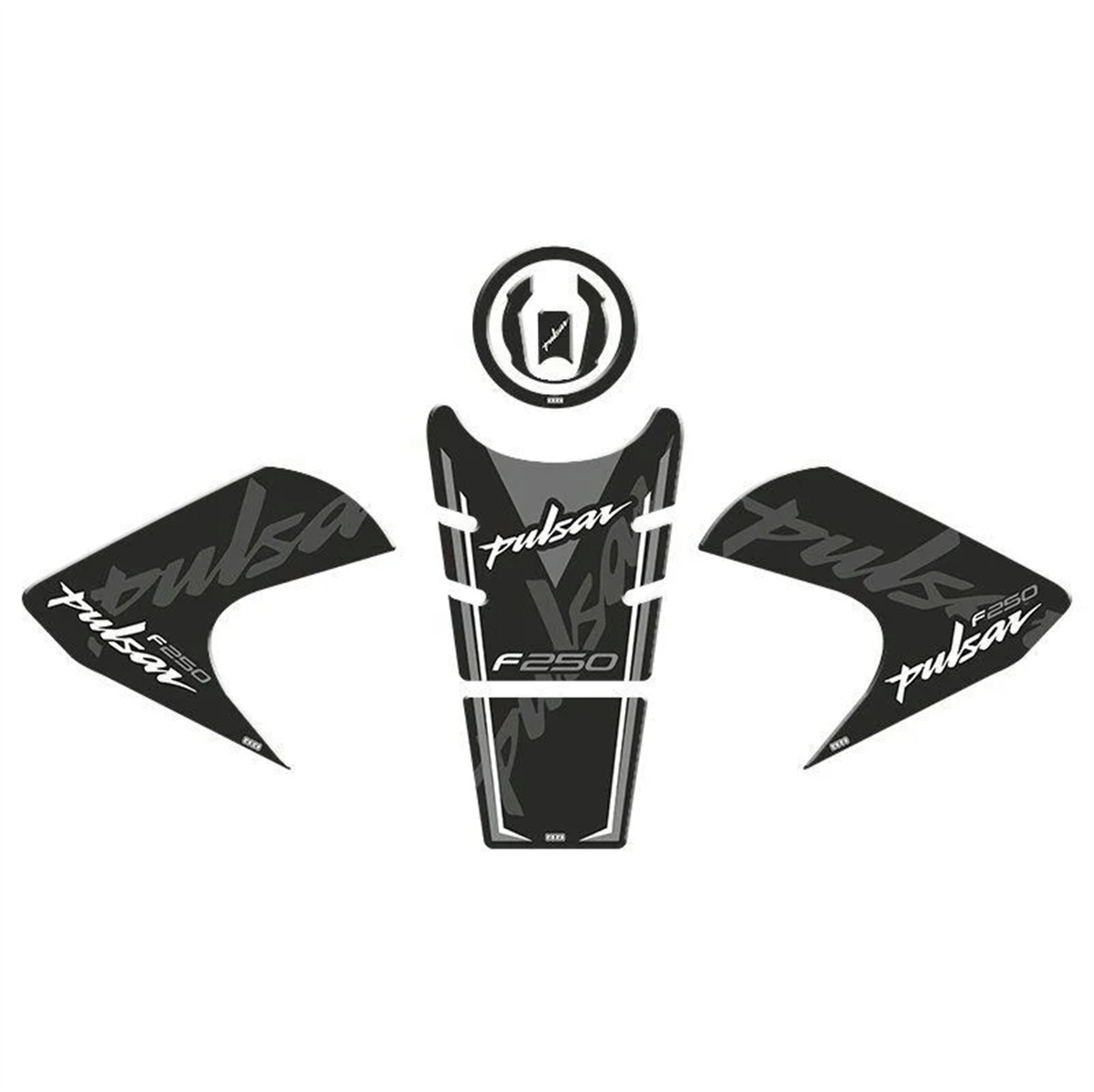 Bajaj Pulsar F250 Gri Tank Pad Set