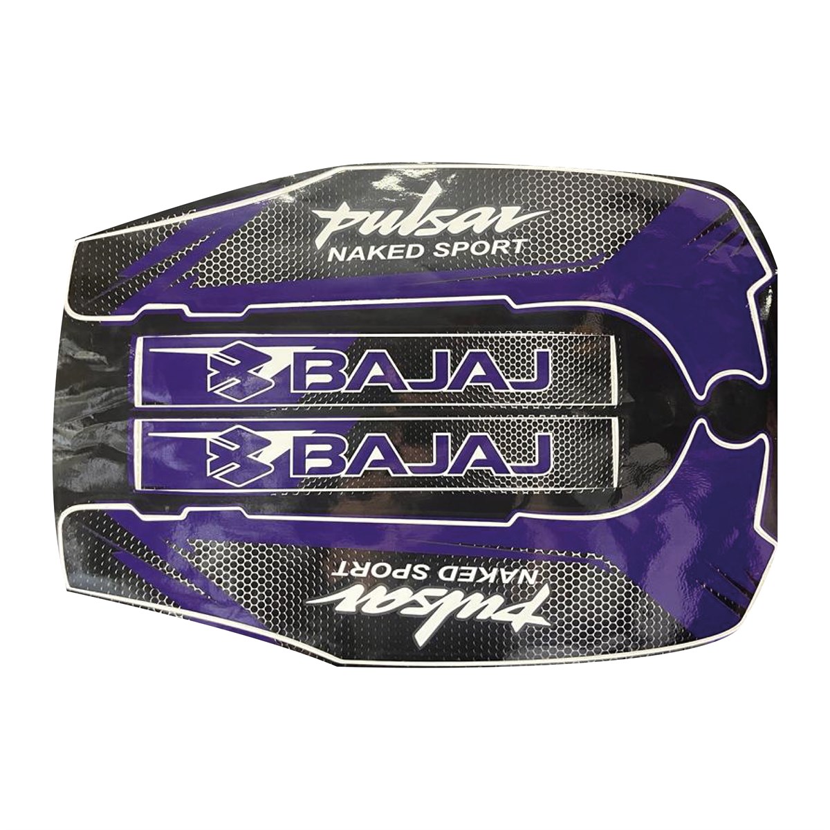 Bajaj Pulsar NS200 Mavi Şase ve Maşa Sticker Etiket Modeli
