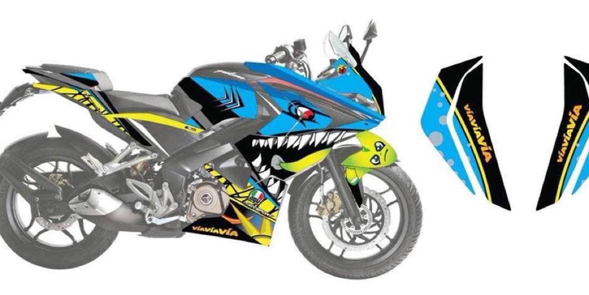 Bajaj Pulsar RS200 Takım Sticker Etiket Modeli
