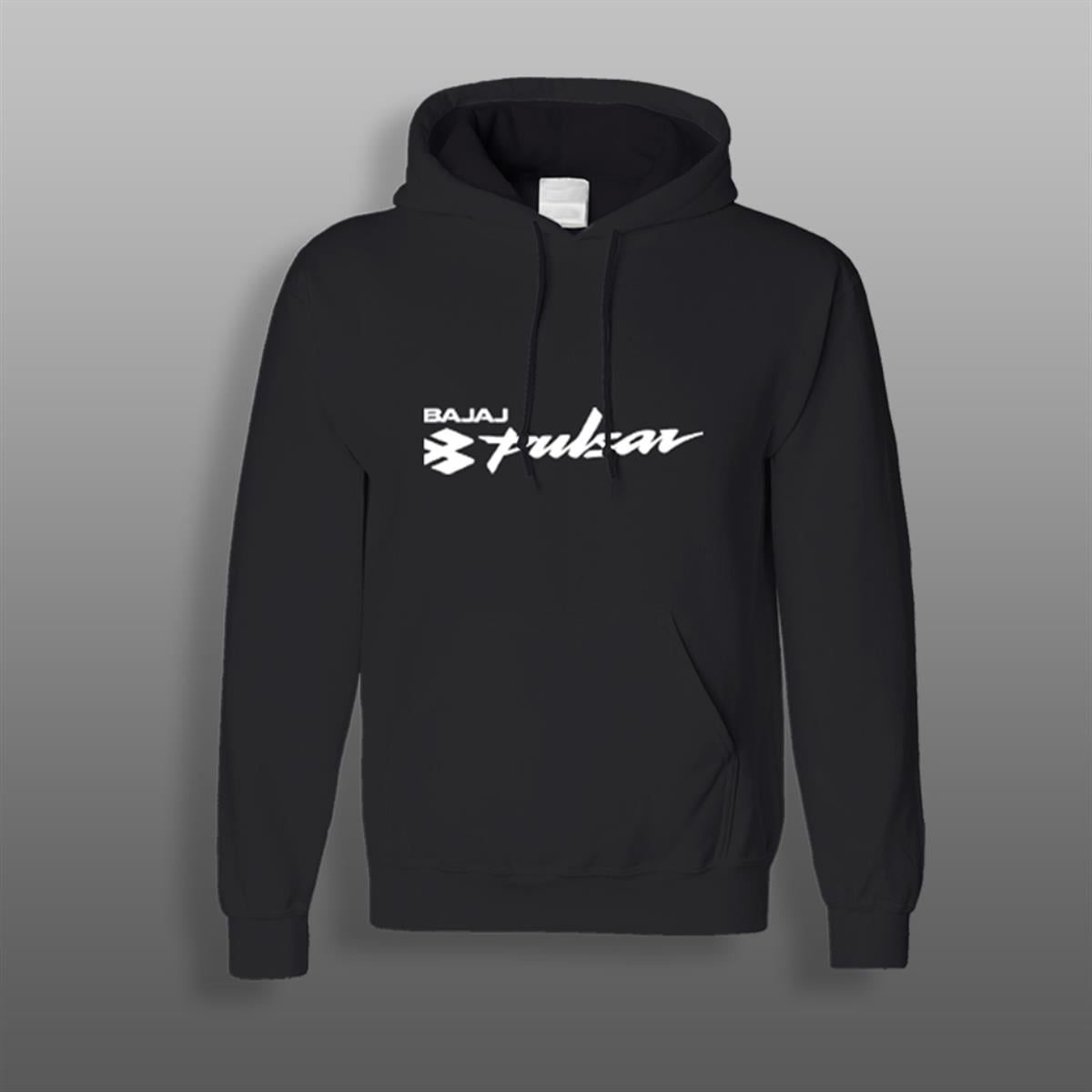 Bajaj Pulsar Yazılı Siyah Sweatshirt 