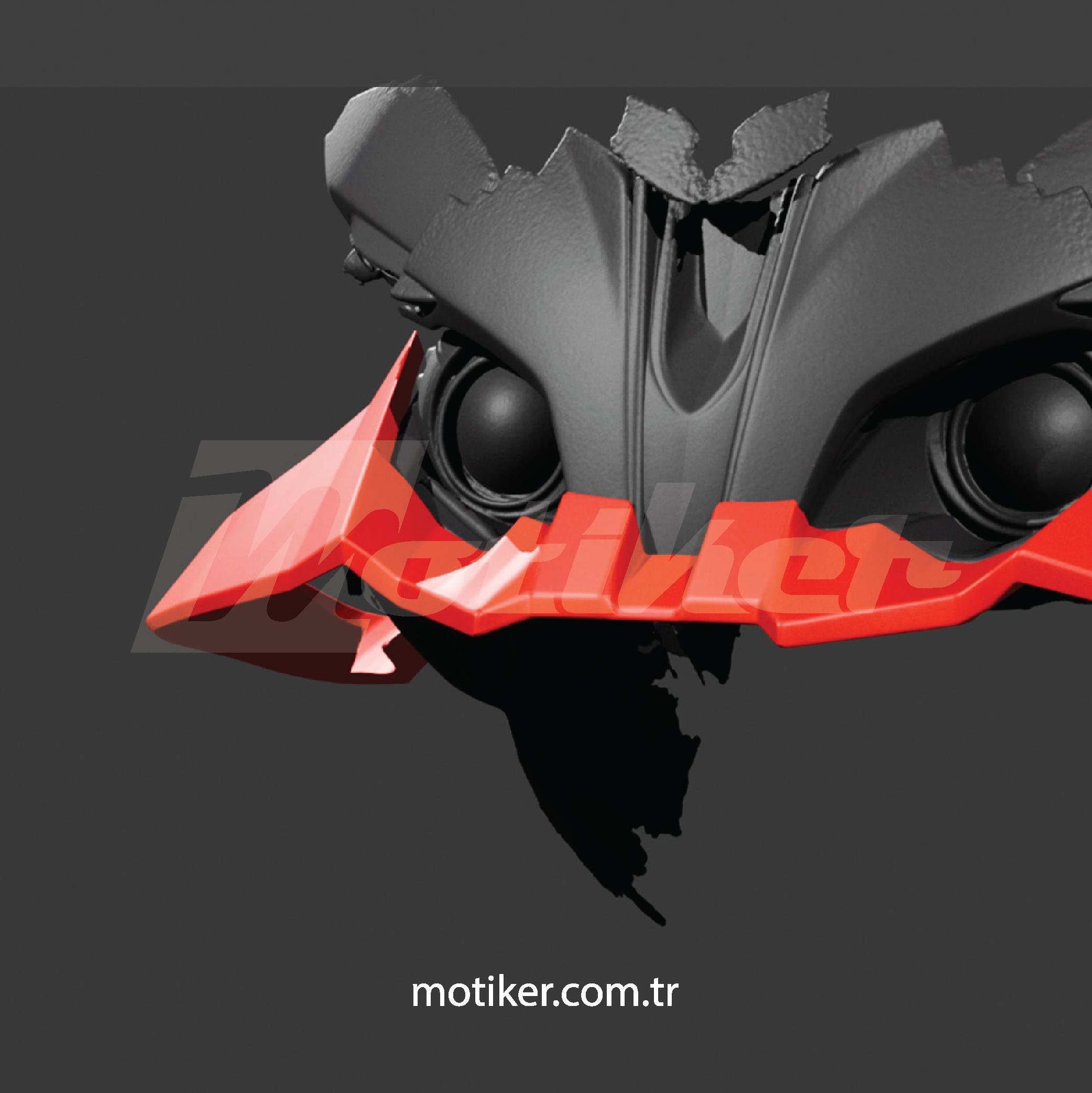 3D AksesuarBajaj RS200 Winglet Aksesuar Boyasız 3D Baskı 